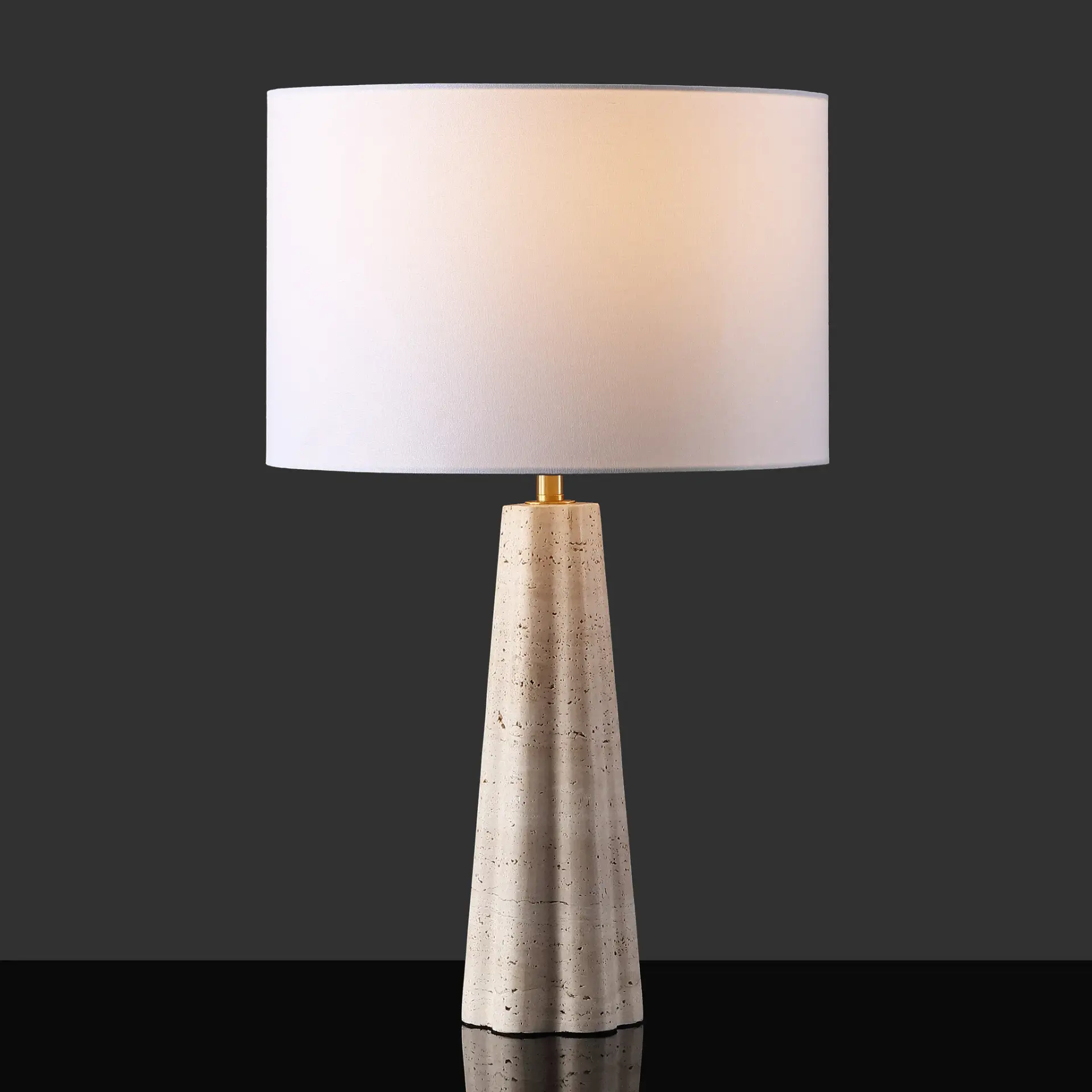 Naveen Travertine Table Lamp
