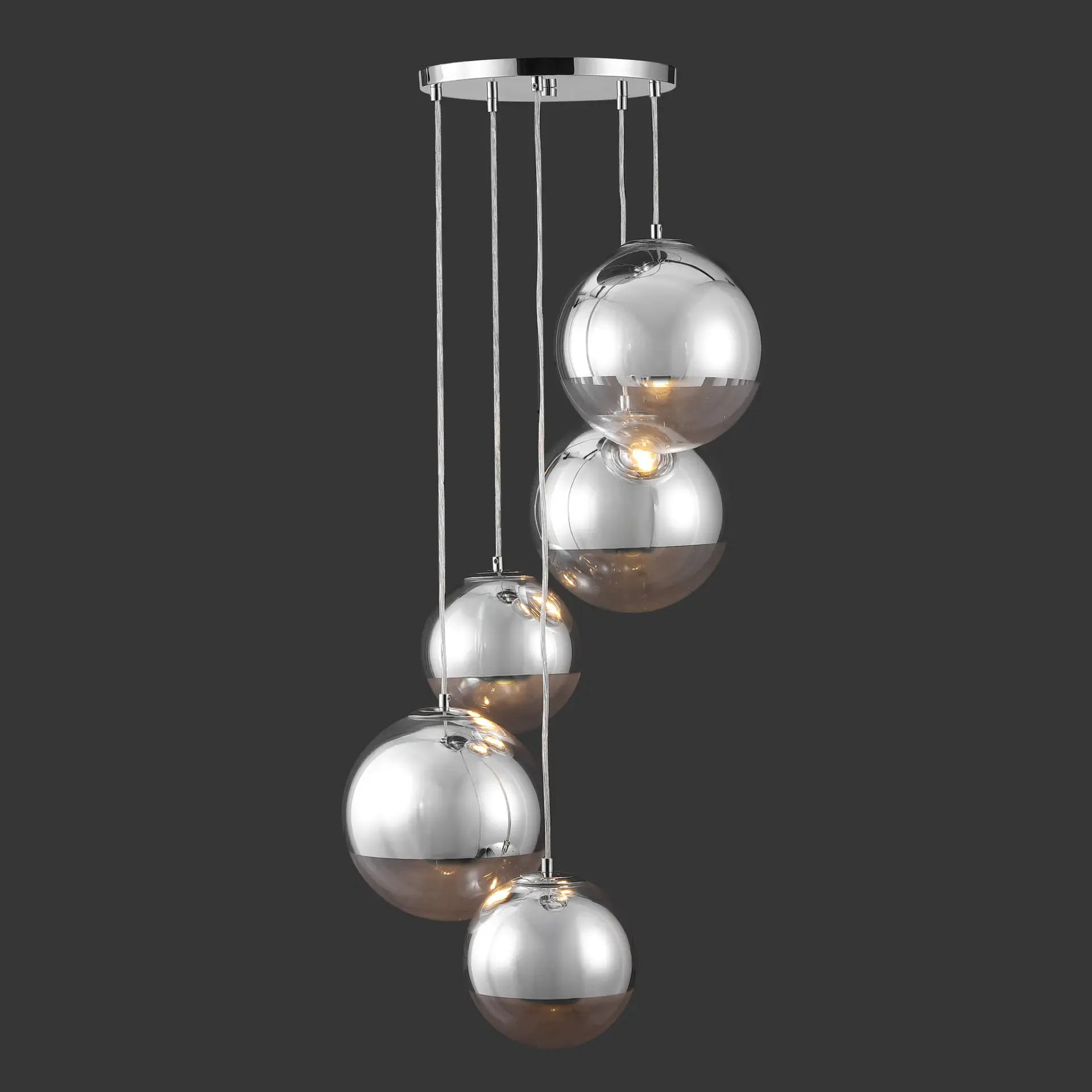 Skylina Metal Five-Light Chandelier