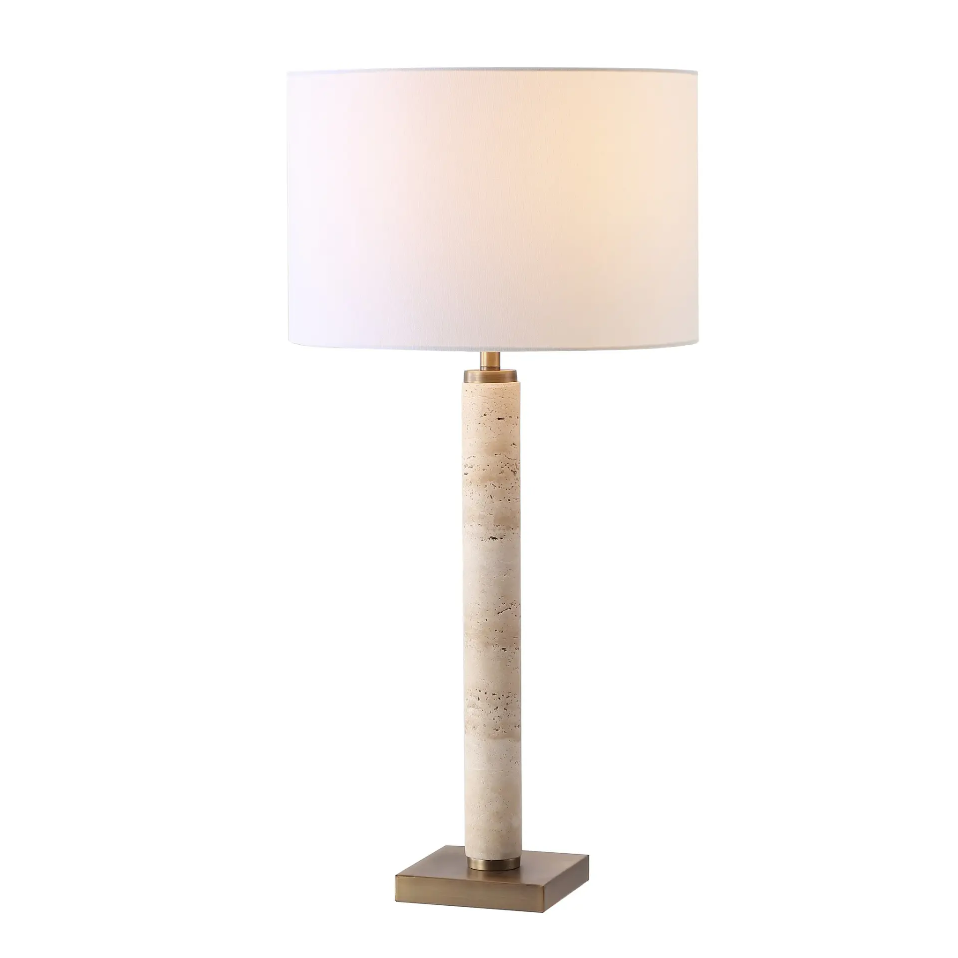 Elinora Travertine Table Lamp