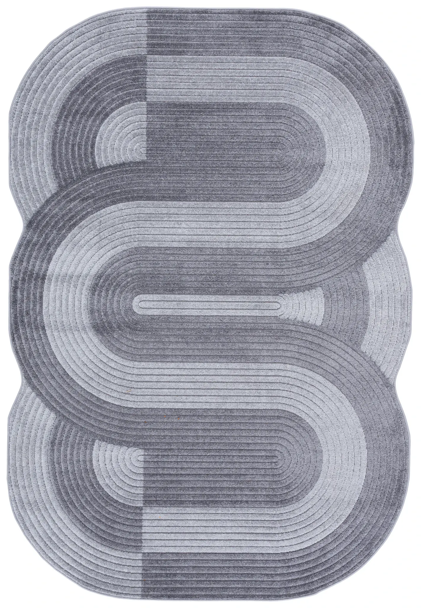 Contour Scalloped Loop Rug