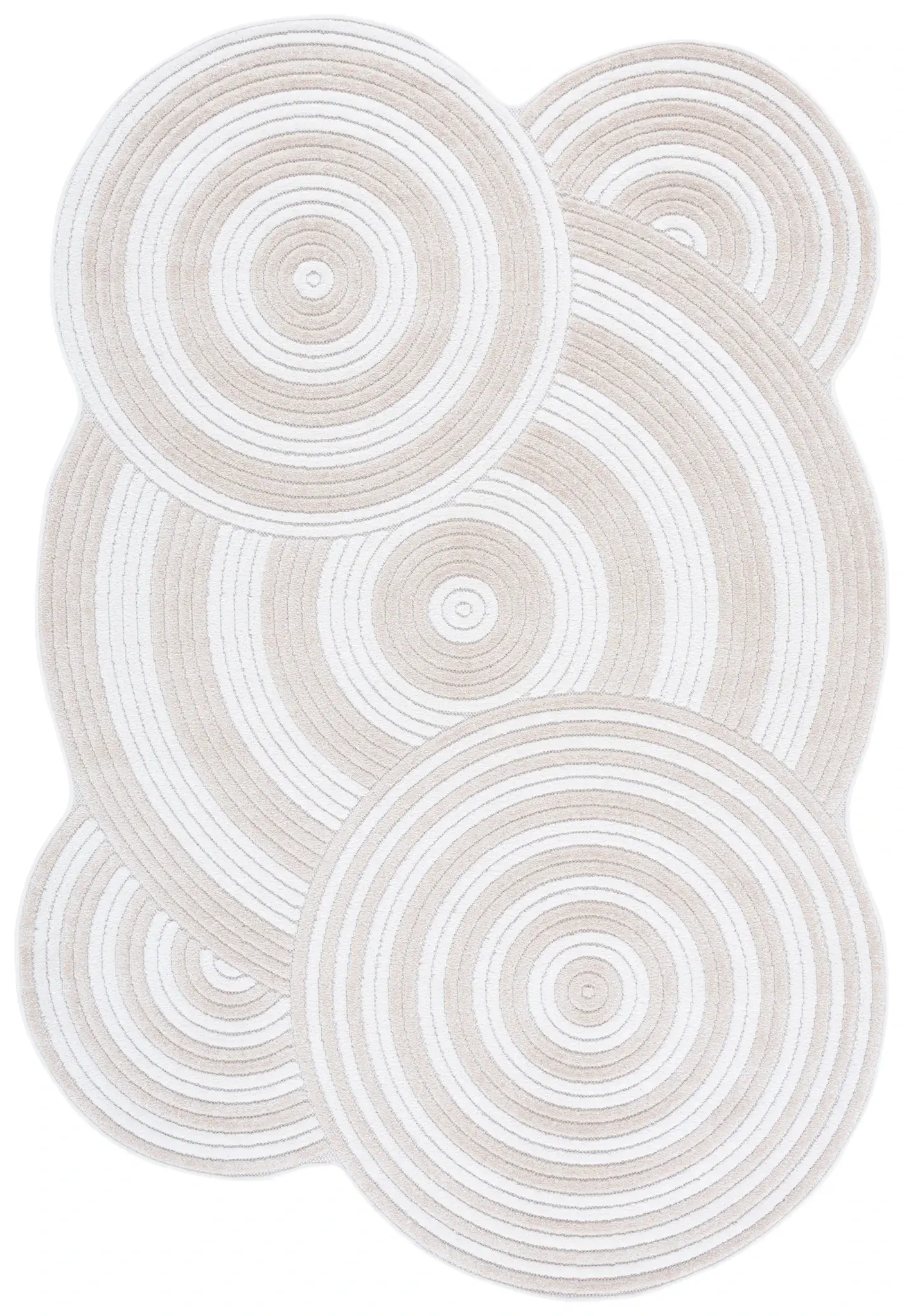 Contour Concentric Rings Rug
