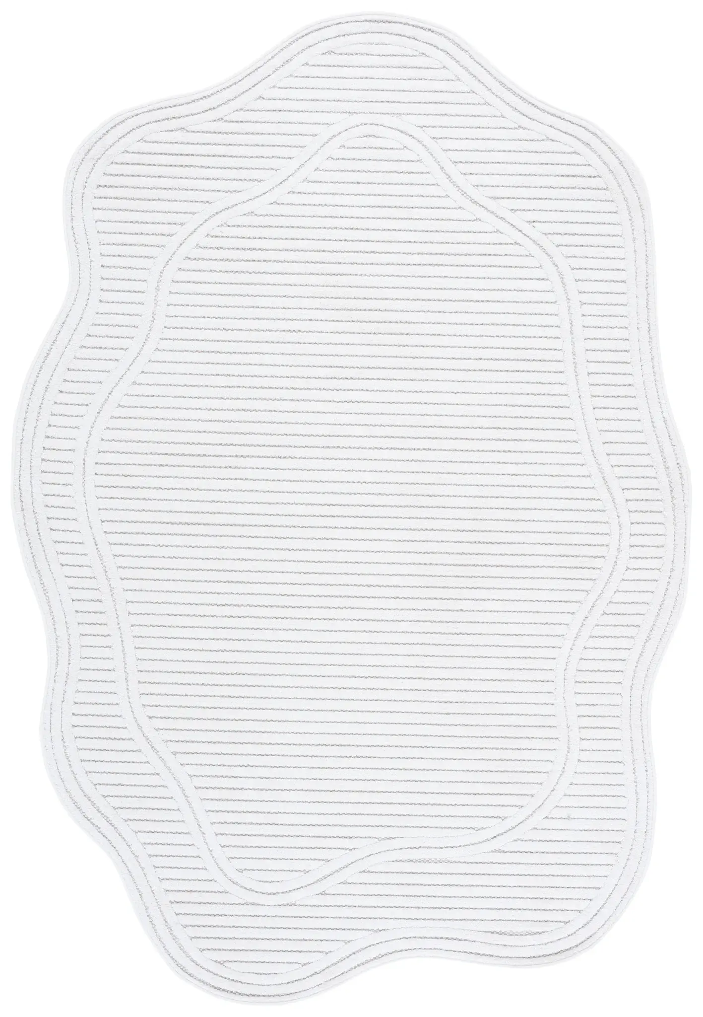 Contour Wavy Ribbed Rug