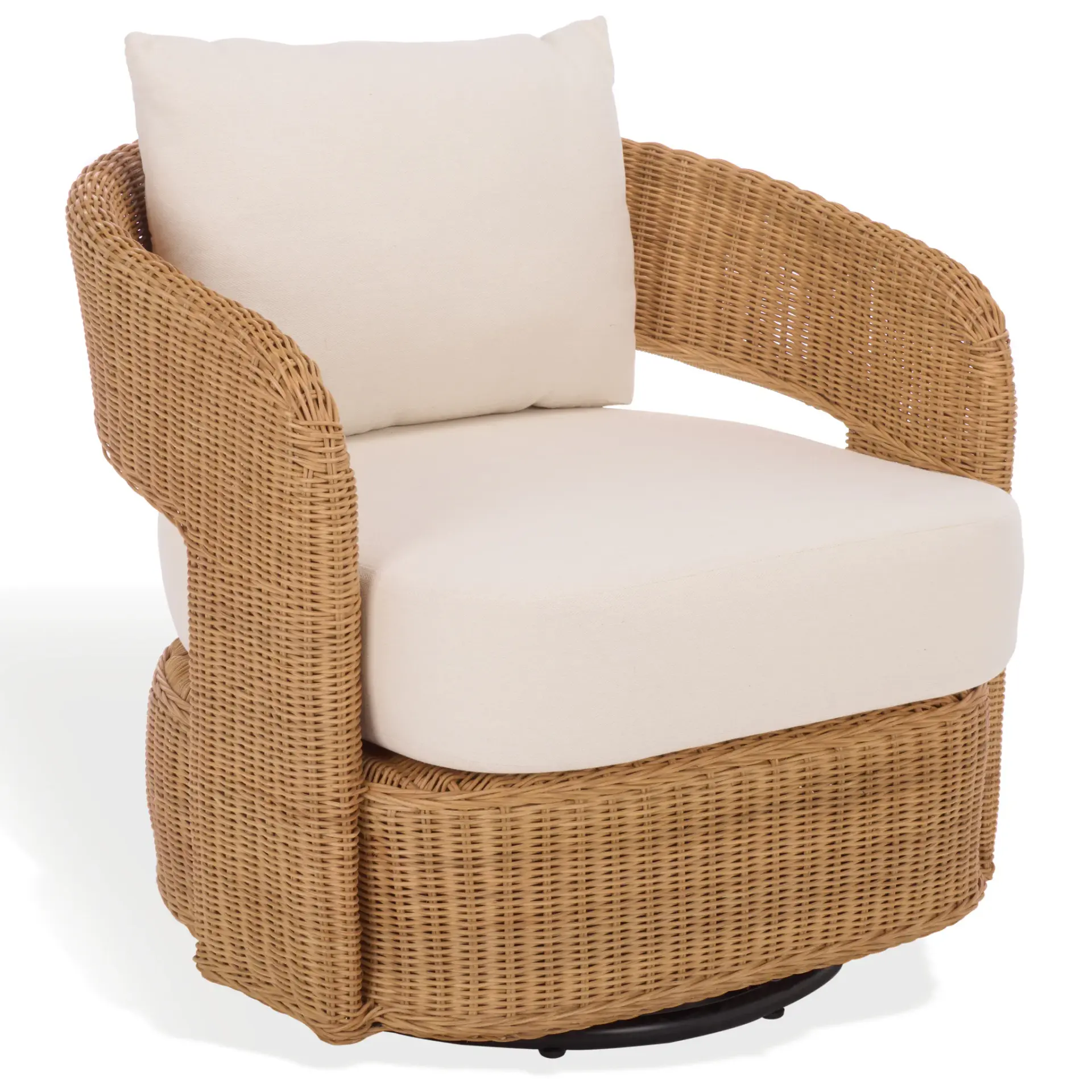 Leanna Rattan Swivel Chair