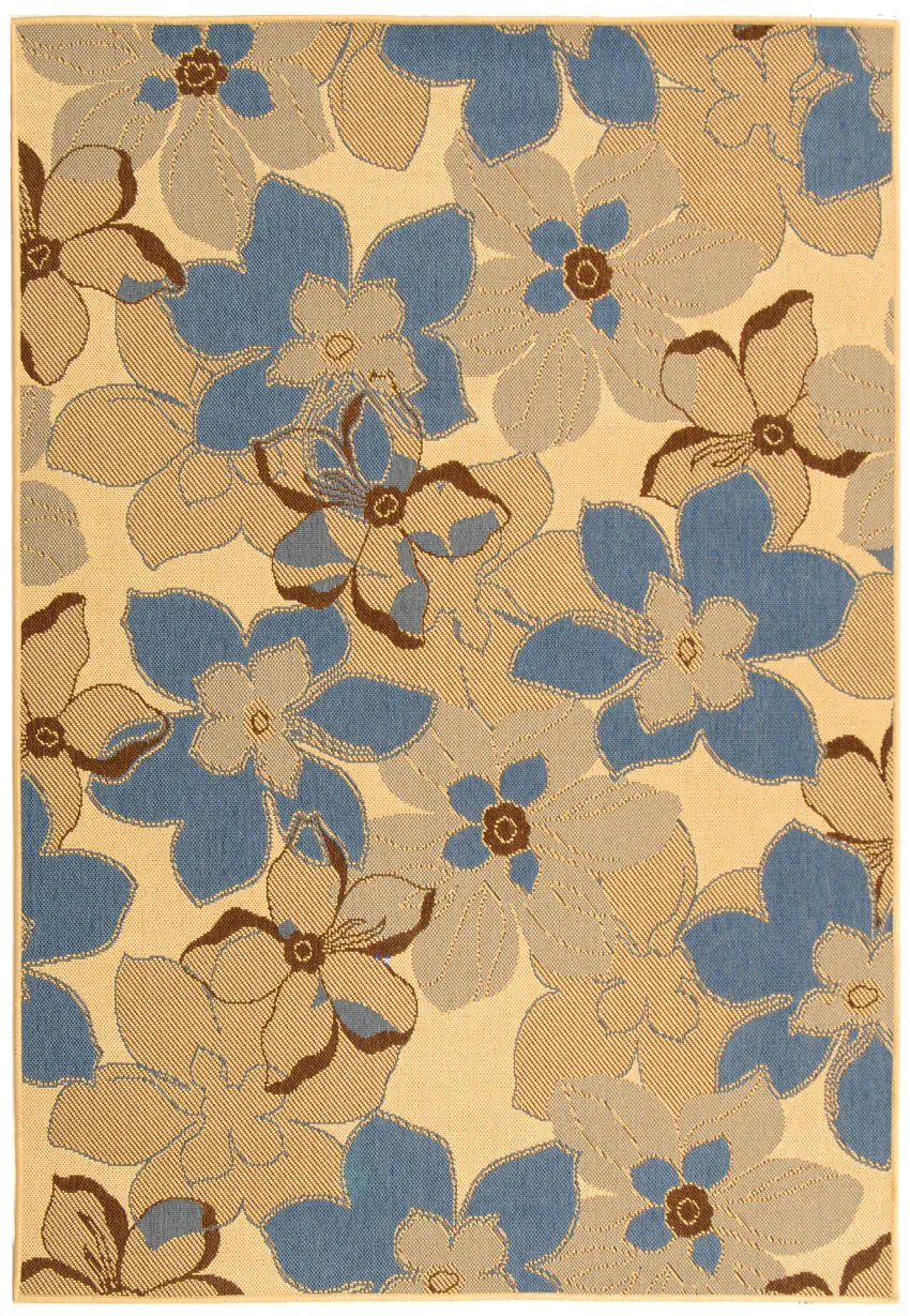 Courtyard Botanical Branch Outdoor Rug
