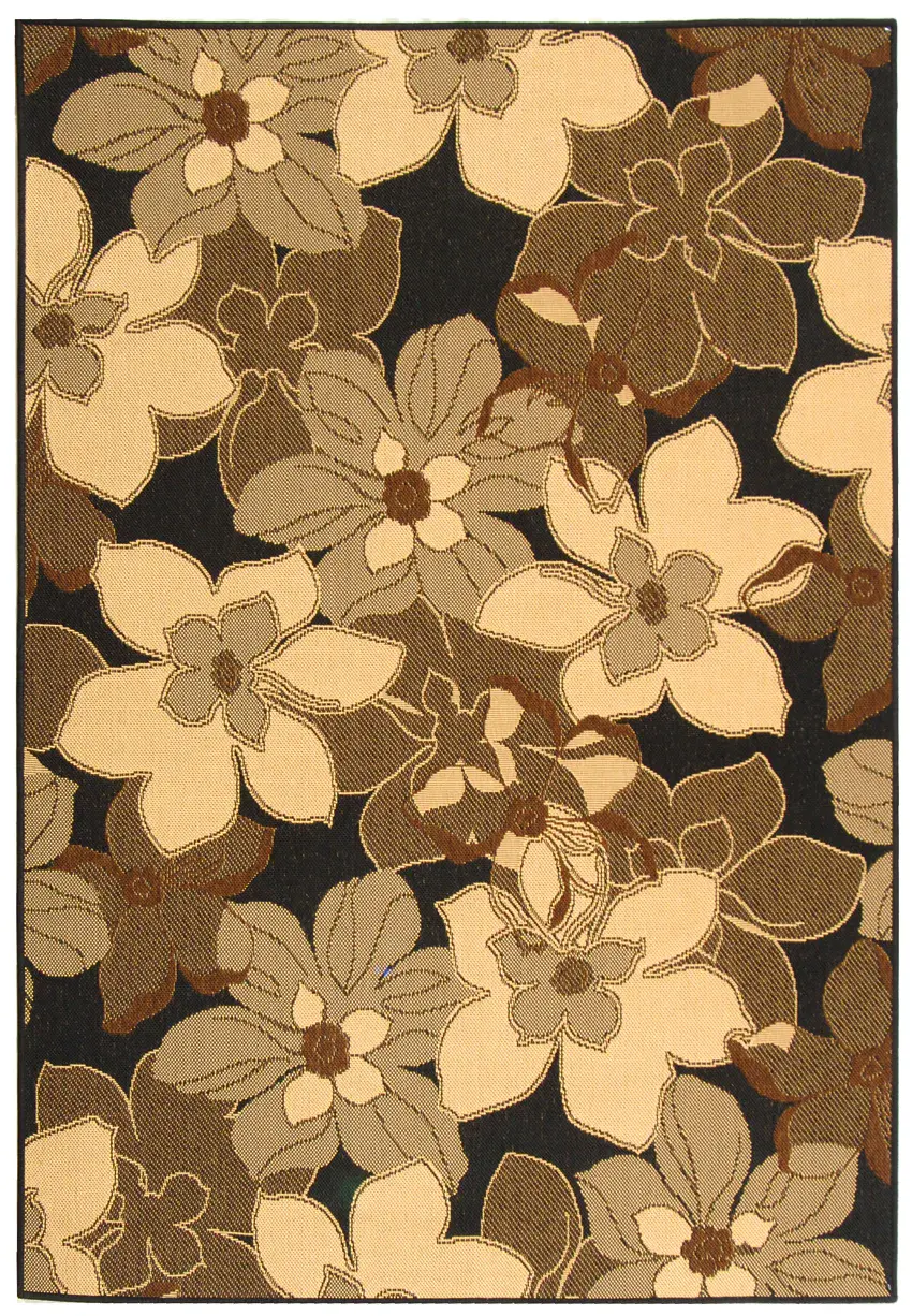 Courtyard Botanical Branch Outdoor Rug