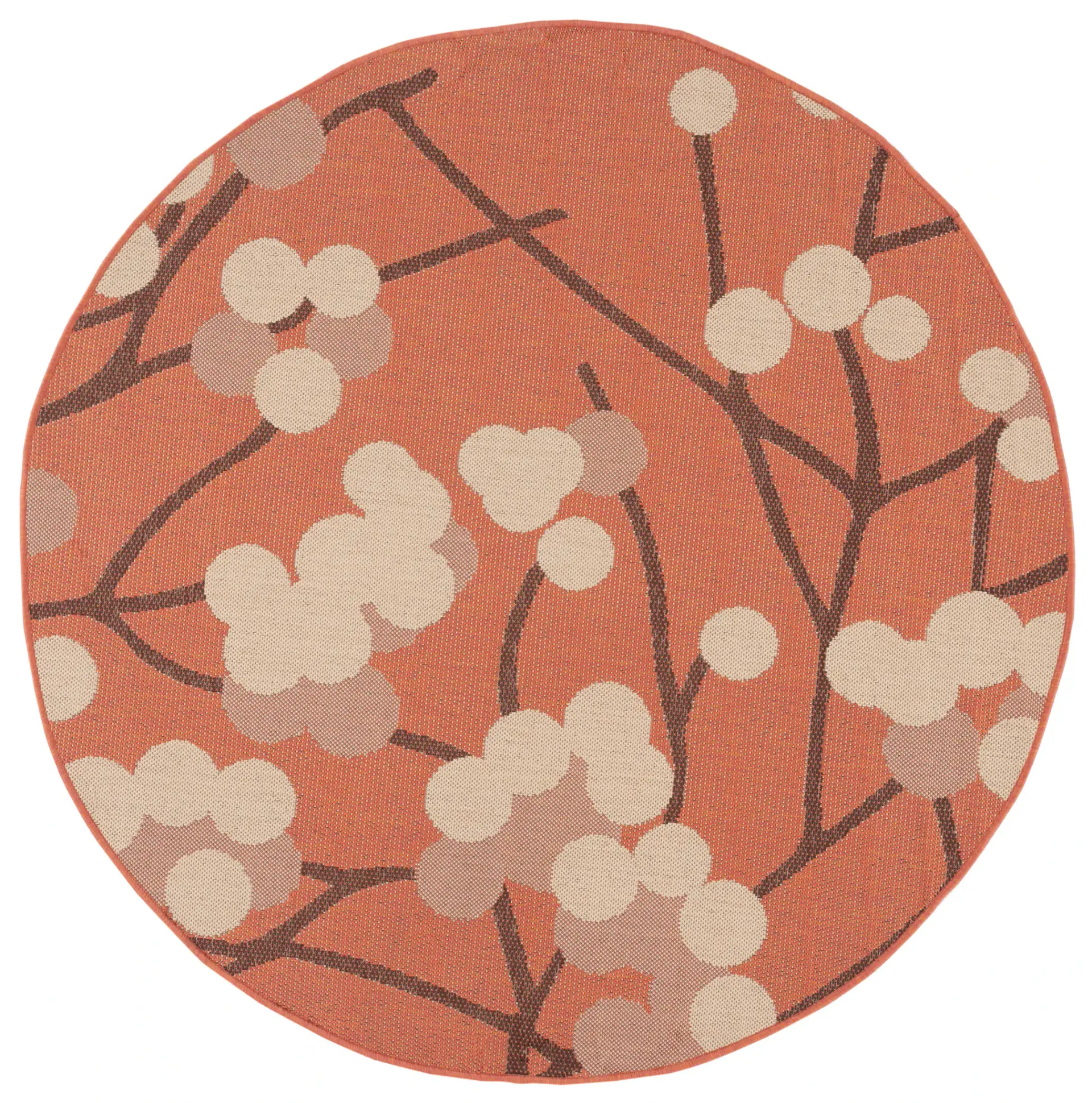 Courtyard Botanical Branch Outdoor Rug