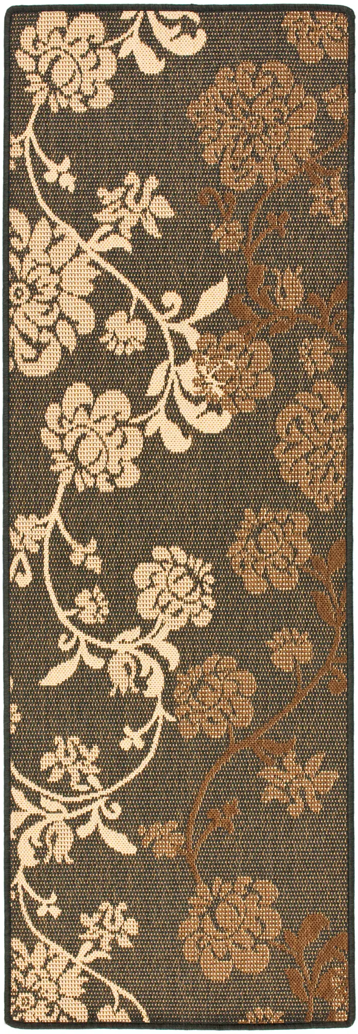Courtyard Trailing Floral Vine Outdoor Rug