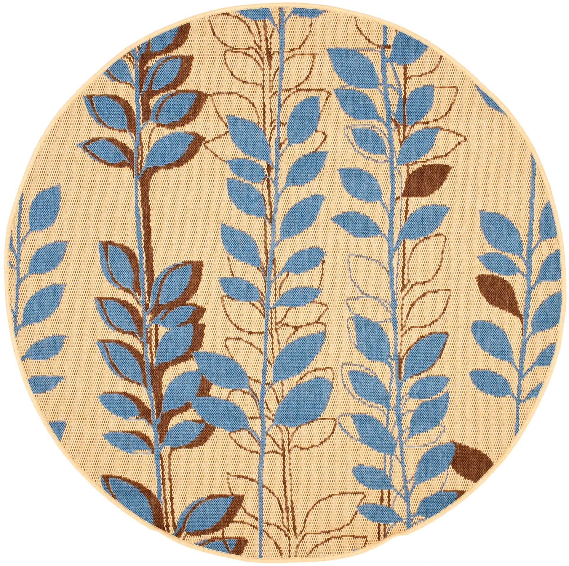 Courtyard Climbing Vine Outdoor Rug