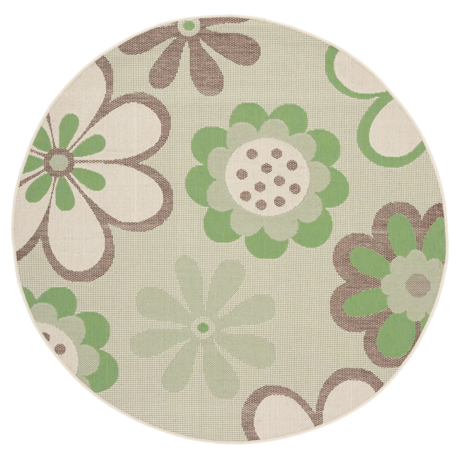 Courtyard Retro Bloom Outdoor Rug