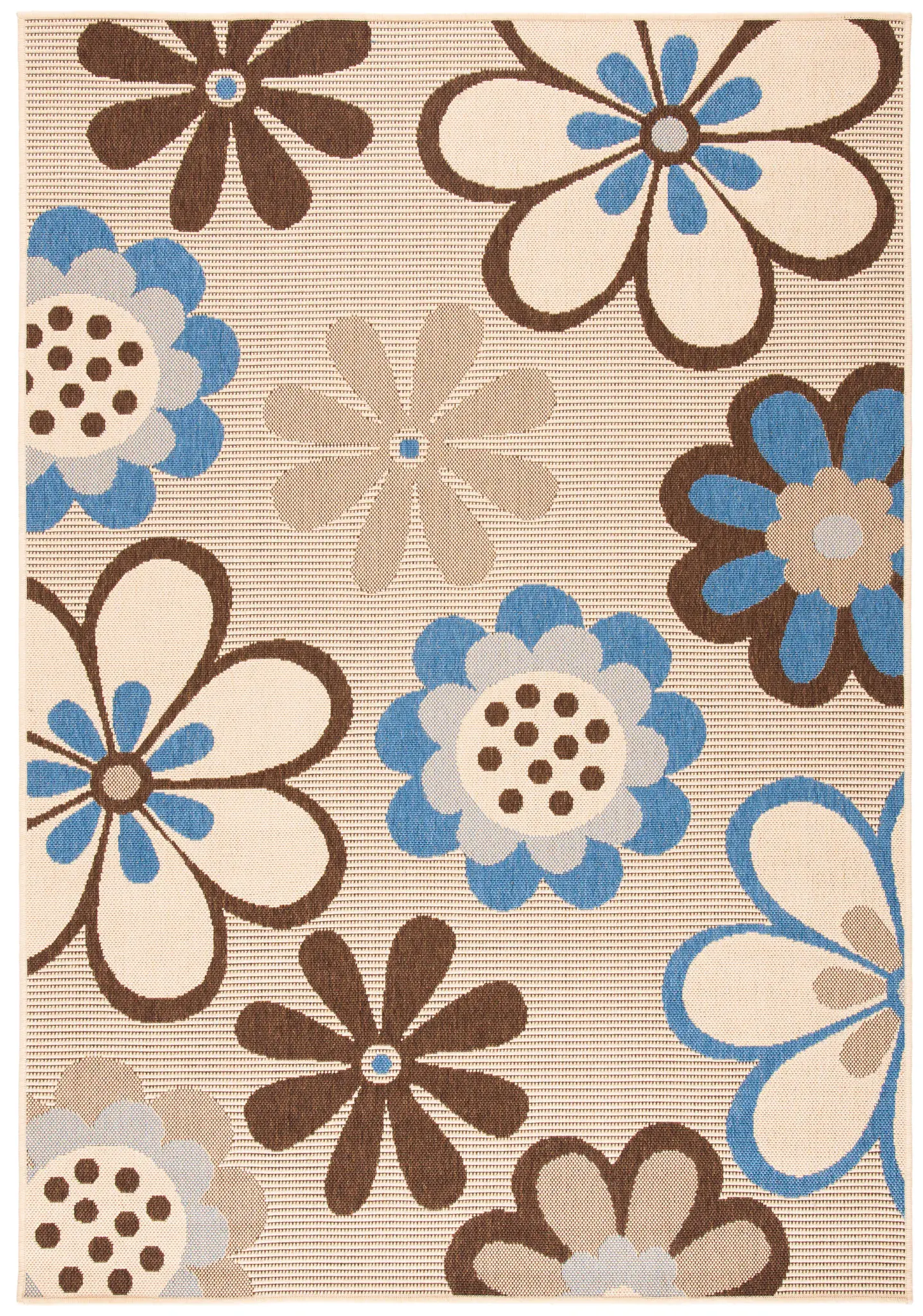 Courtyard Retro Bloom Outdoor Rug