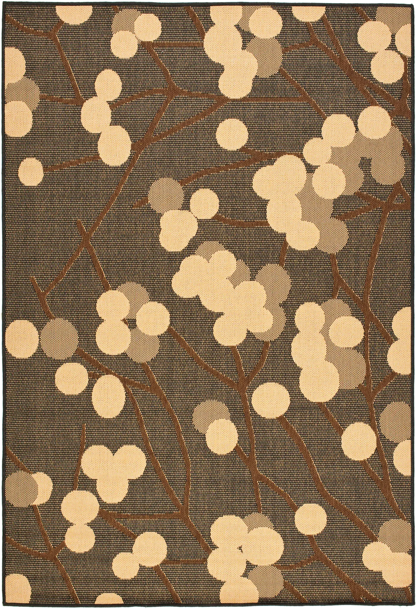 Courtyard Berry Branch Outdoor Rug