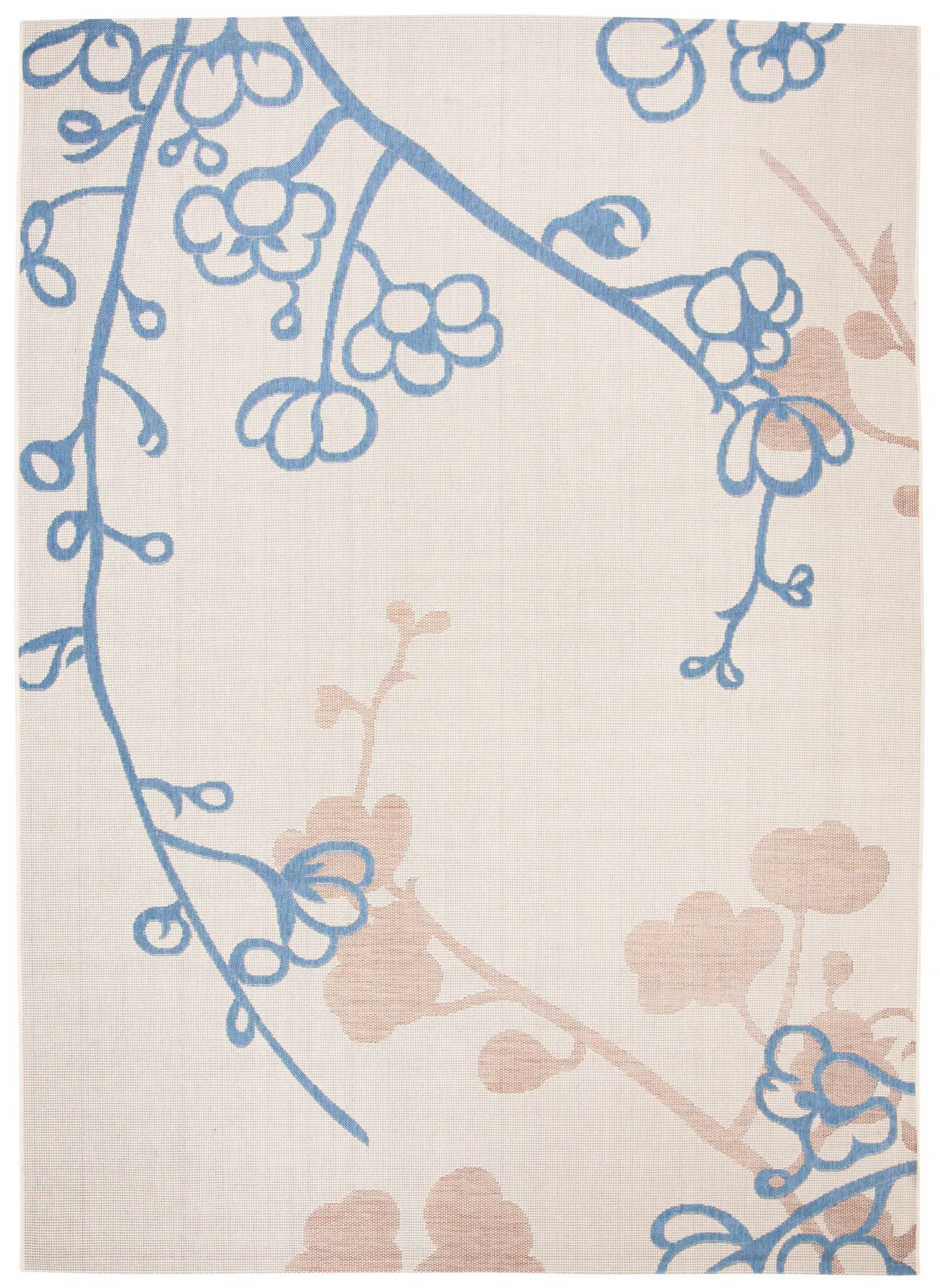 Courtyard Trailing Floral Outdoor Rug