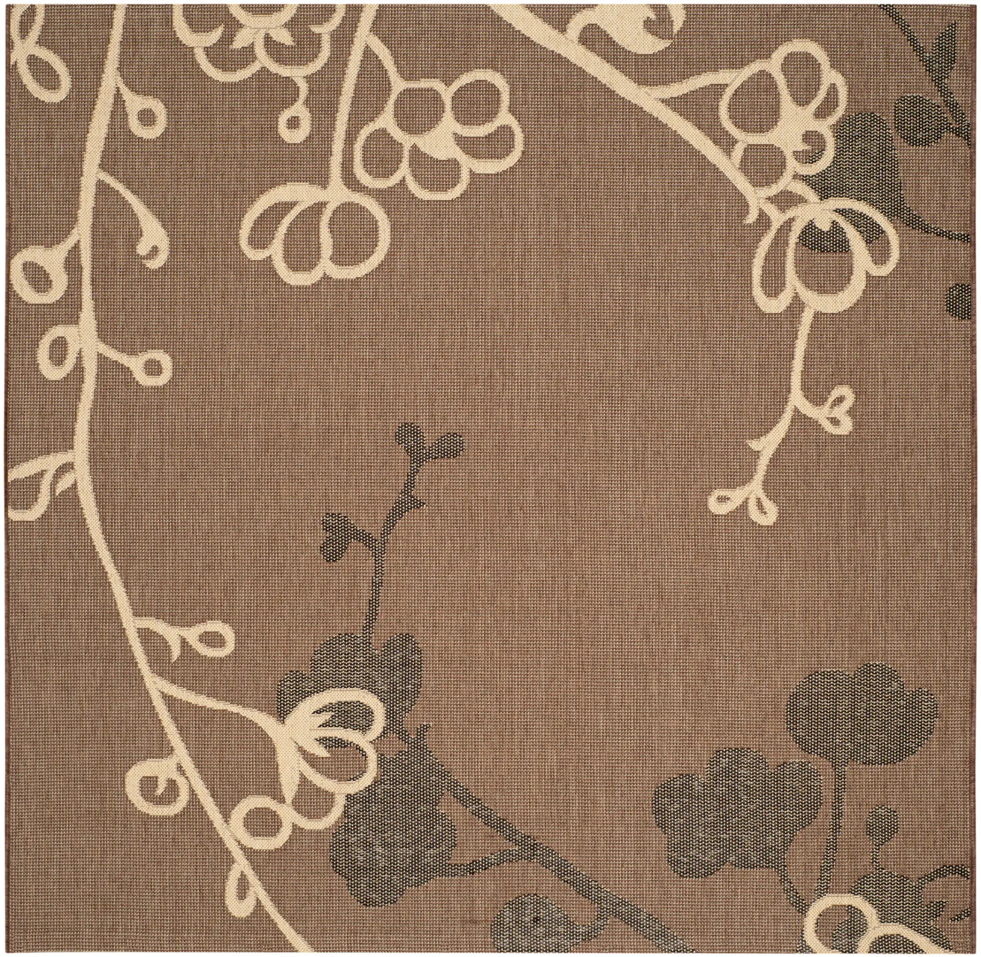 Courtyard Trailing Floral Outdoor Rug