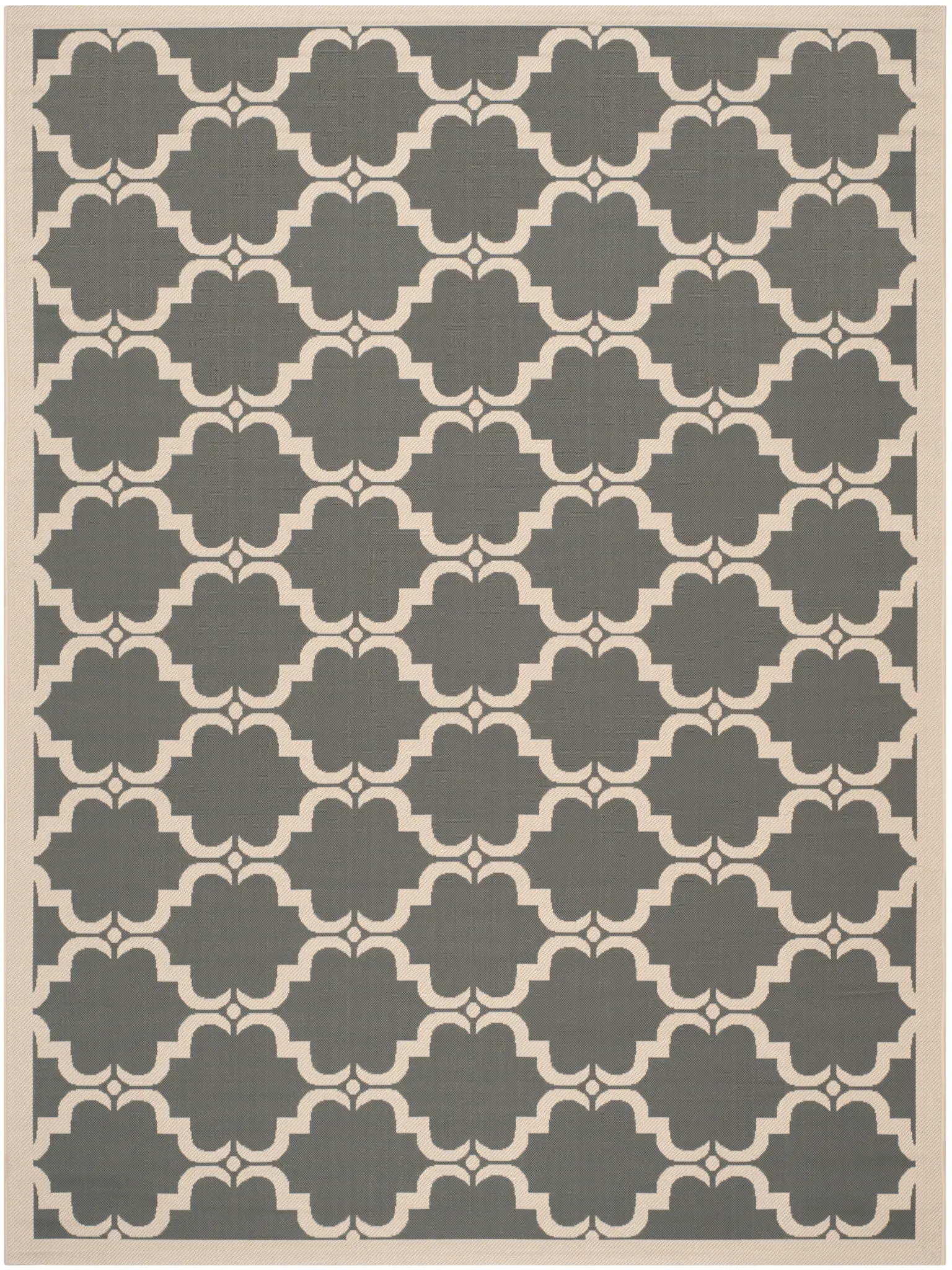 Courtyard Tile Lattice Outdoor Rug