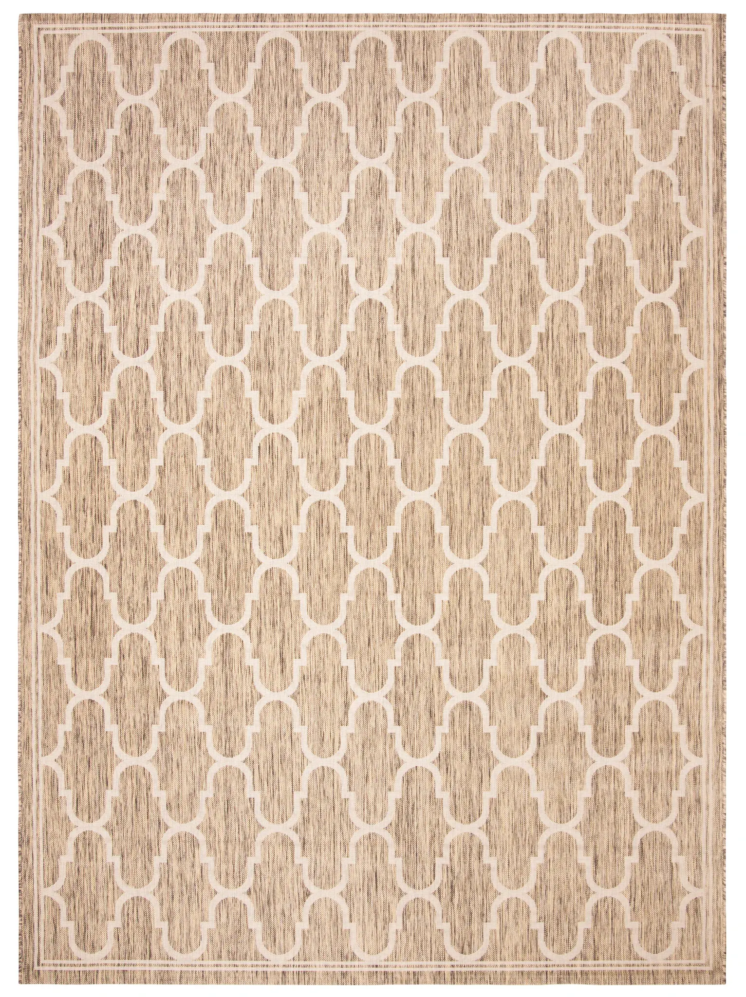Courtyard Elongated Trellis Outdoor Rug