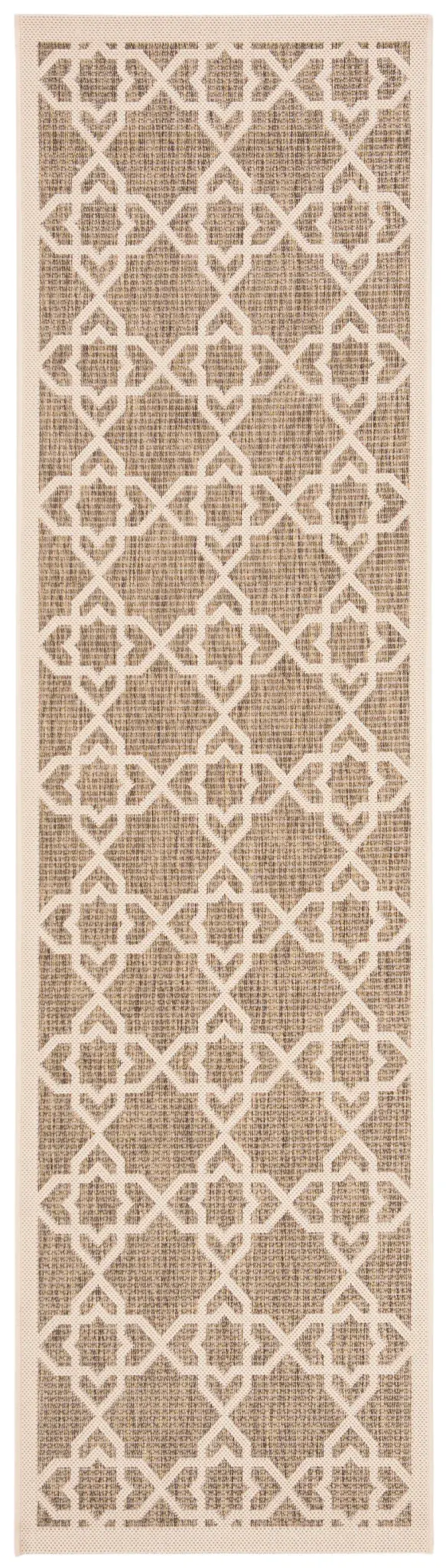 Courtyard Moroccan Star Trellis Outdoor Rug