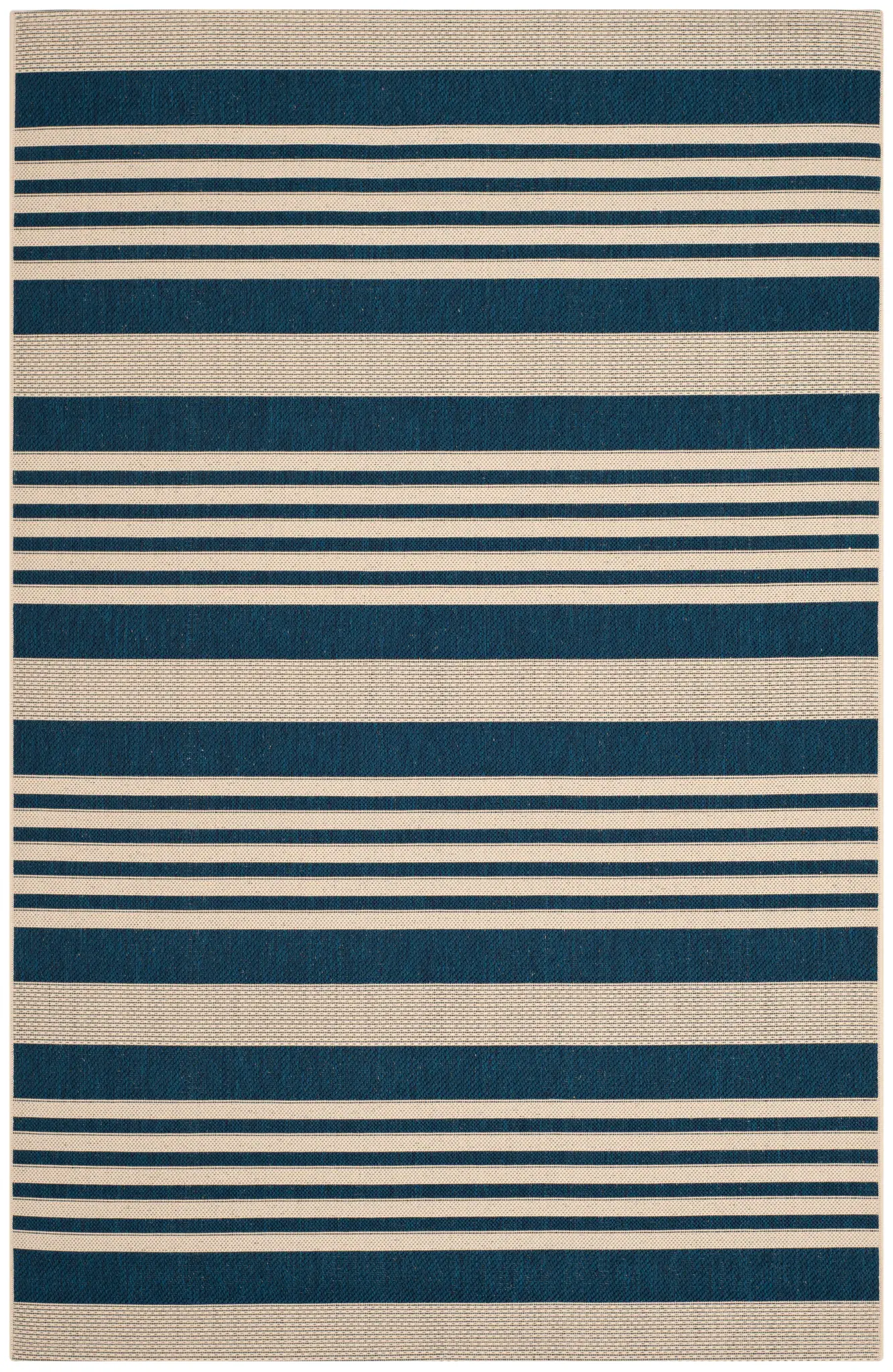Courtyard Multi-Stripe Outdoor Rug