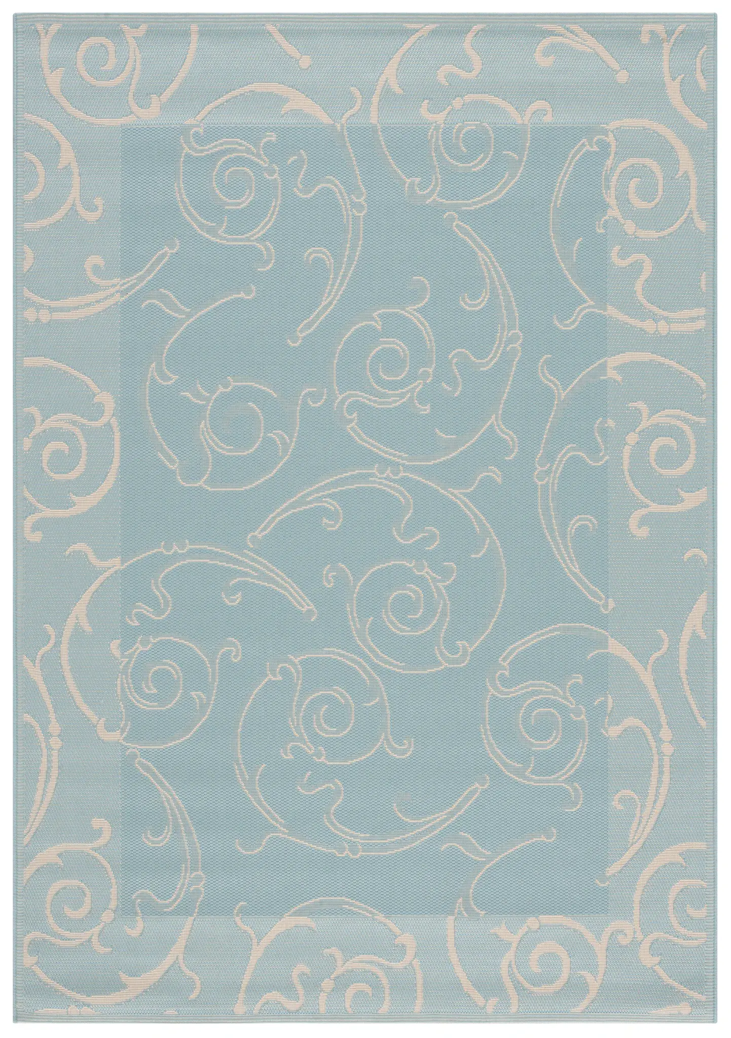 Courtyard Allover Scroll Outdoor Rug