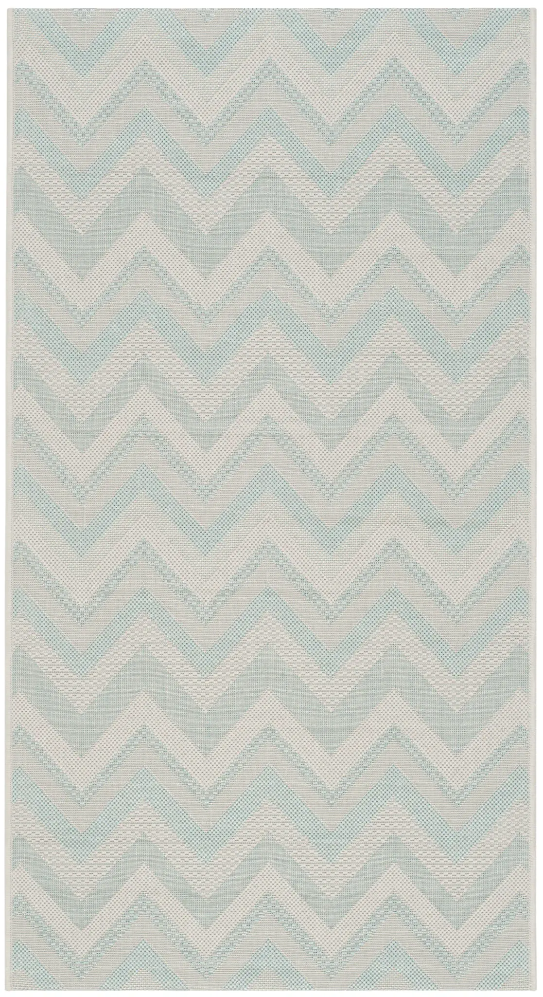 Courtyard Zigzag Outdoor Rug