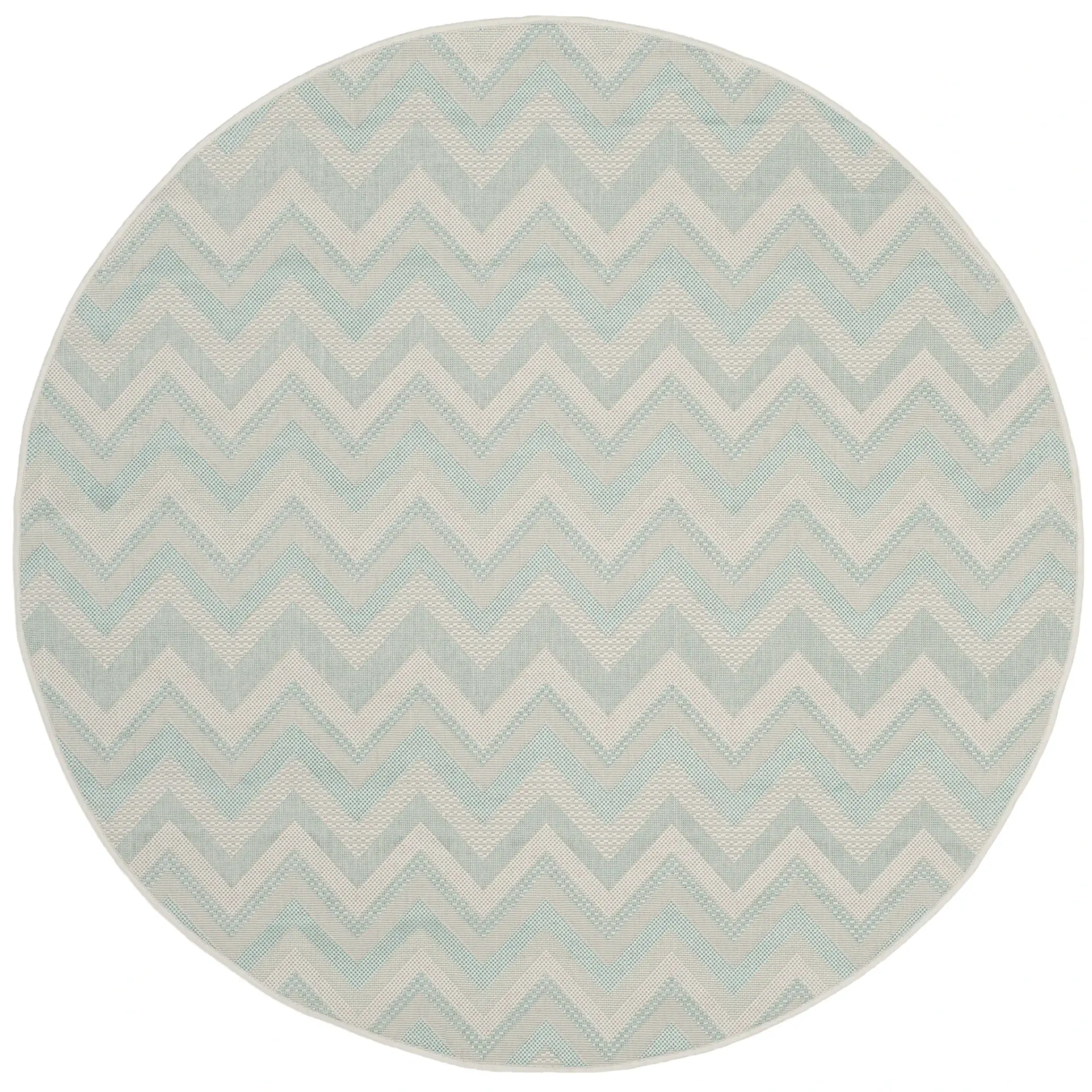 Courtyard Zigzag Outdoor Rug