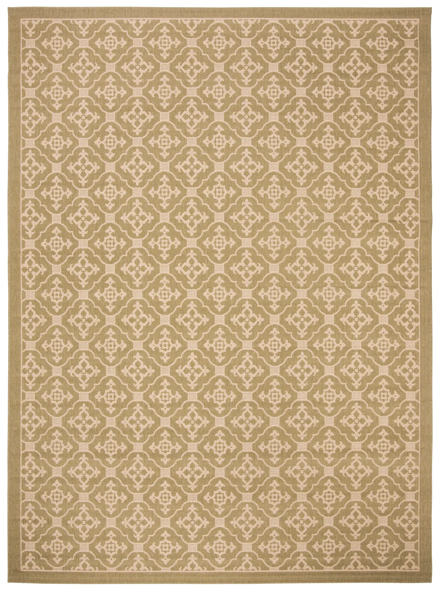 Courtyard Lattice Tile Outdoor Rug