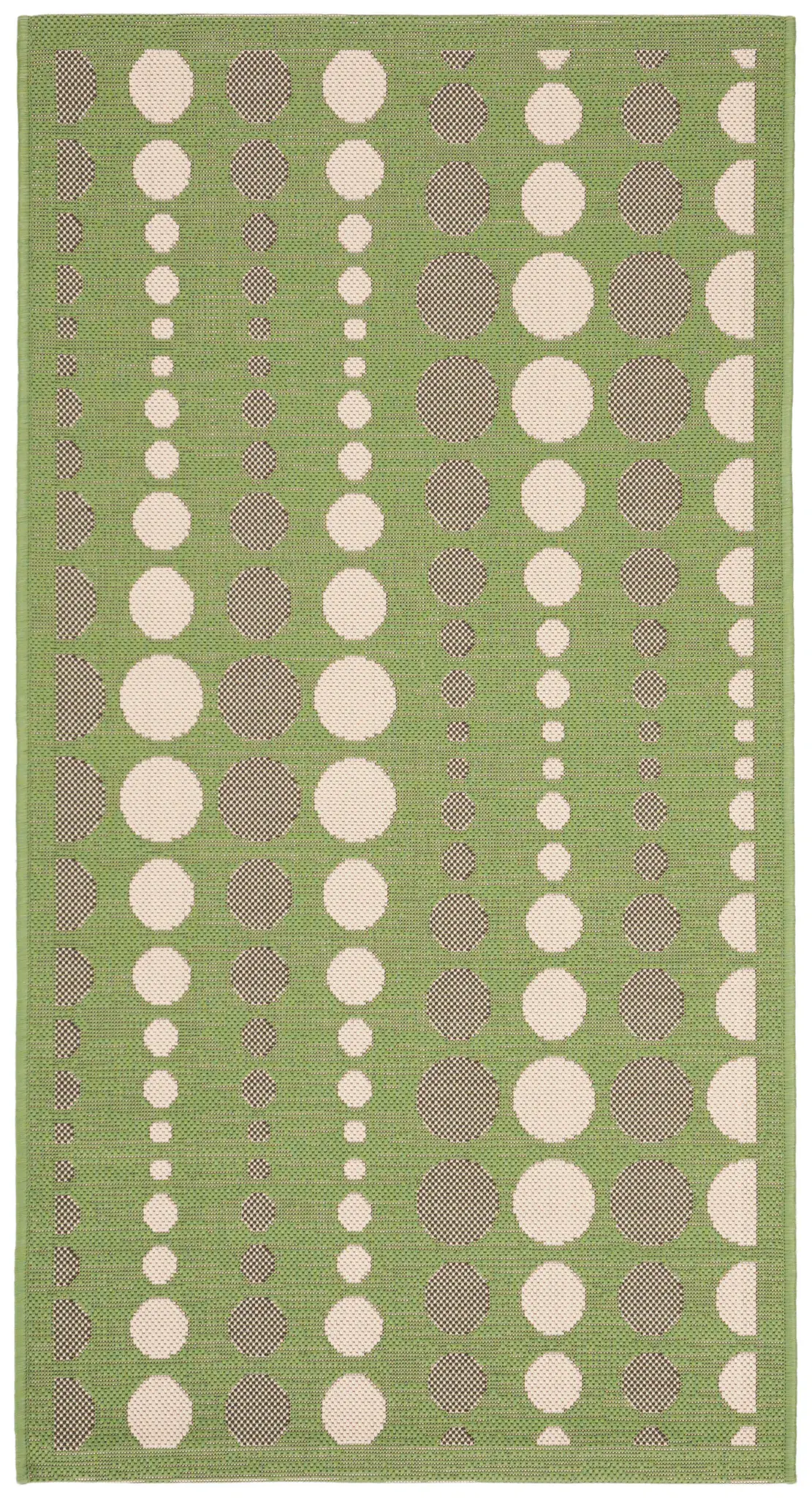 Courtyard Dot Columns Outdoor Rug