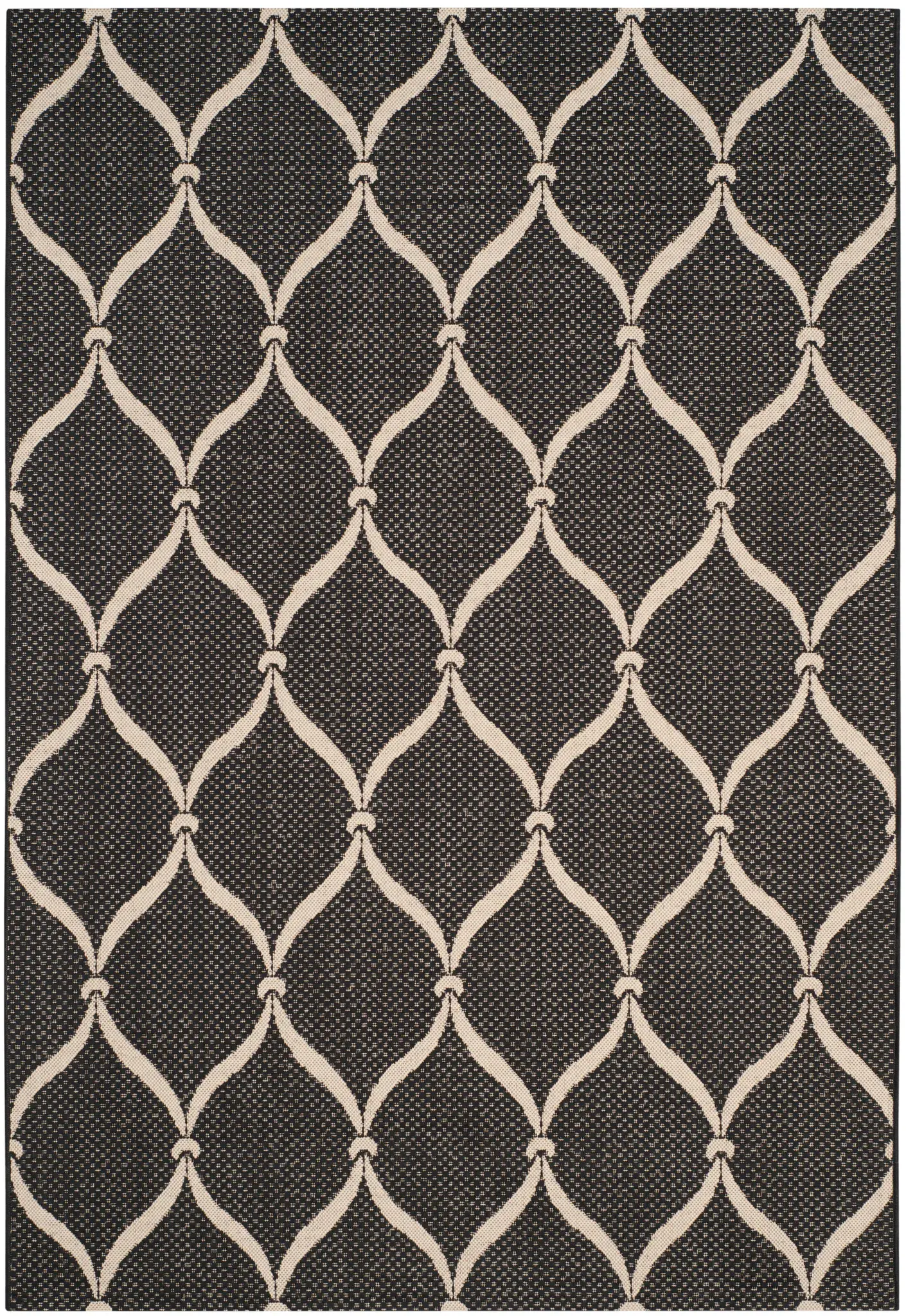 Courtyard Ogee Trellis Outdoor Rug