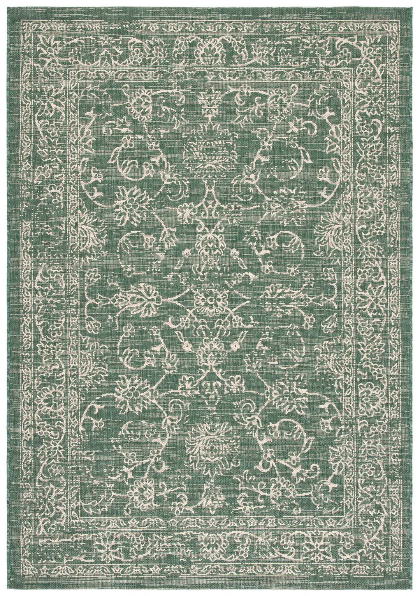 Courtyard Persian Floral Outdoor Rug