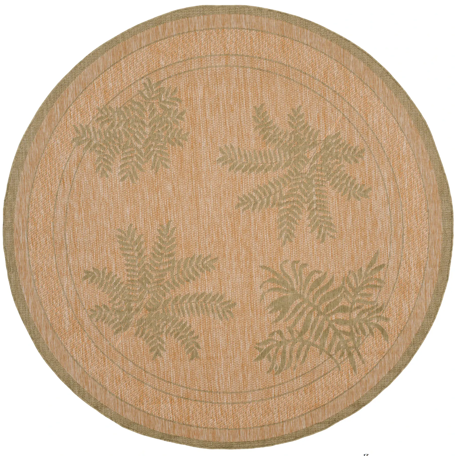 Courtyard Tropical Palm Outdoor Rug