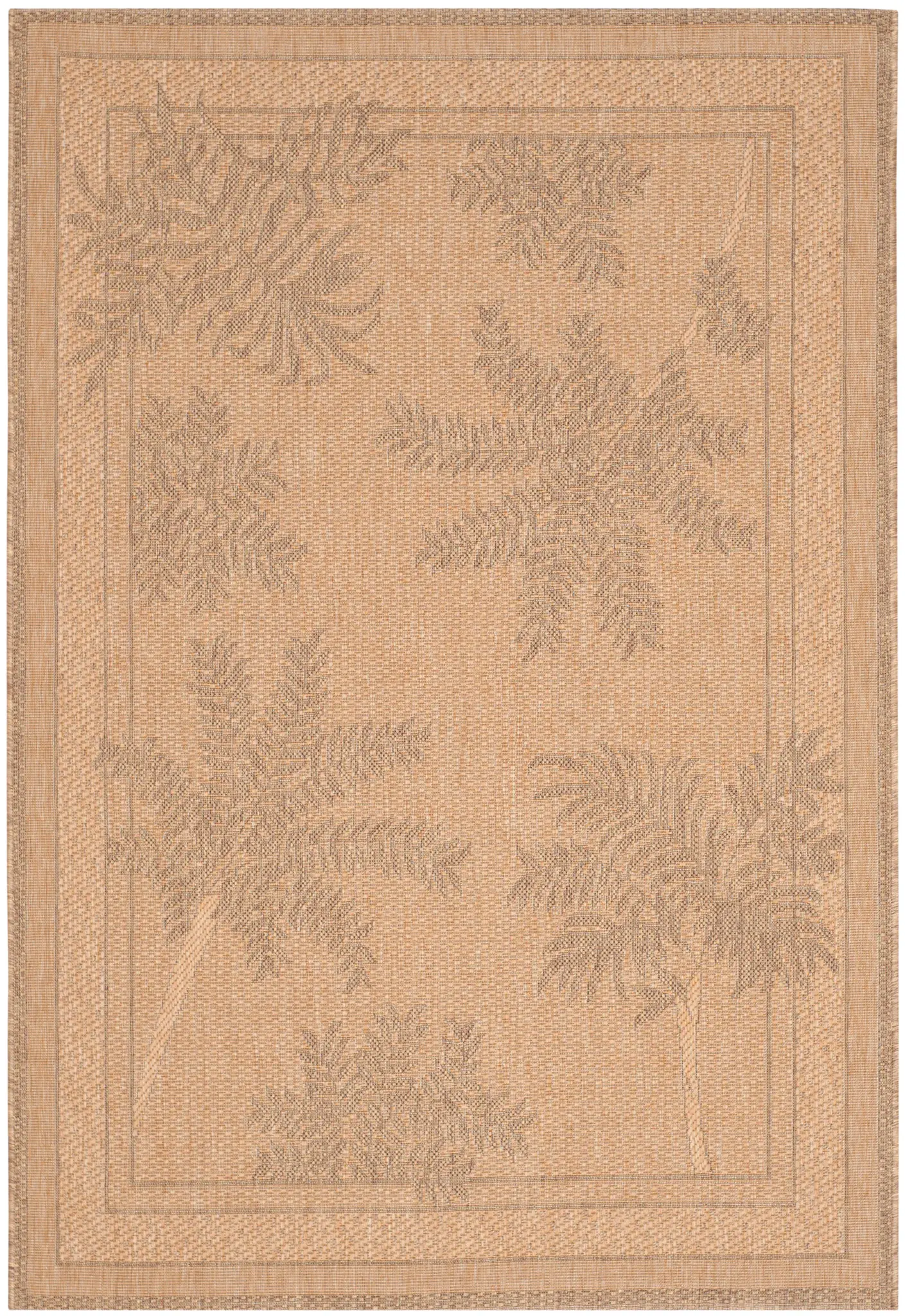 Courtyard Tropical Palm Outdoor Rug