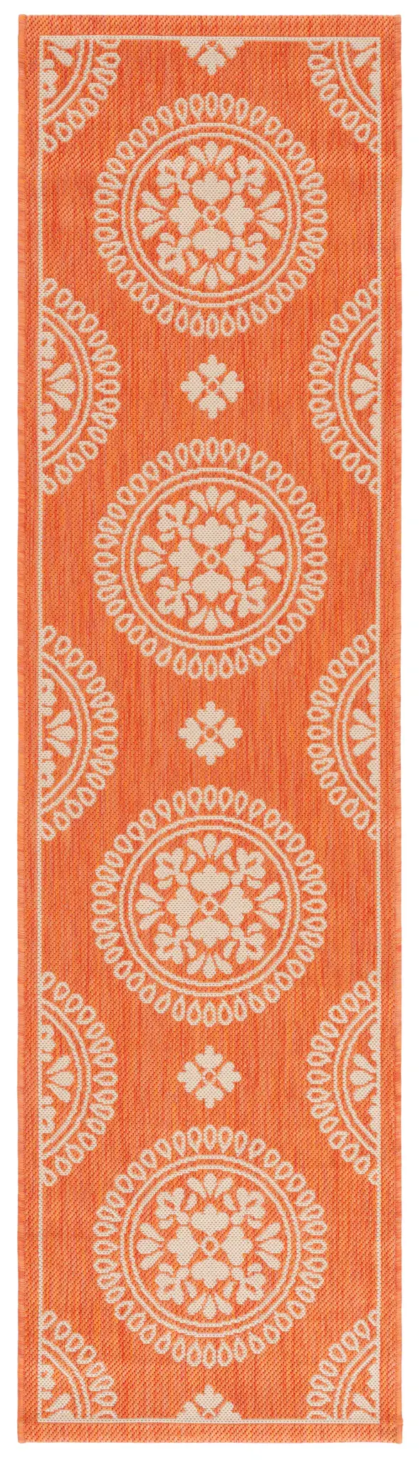 Courtyard Rosette Trellis Outdoor Rug