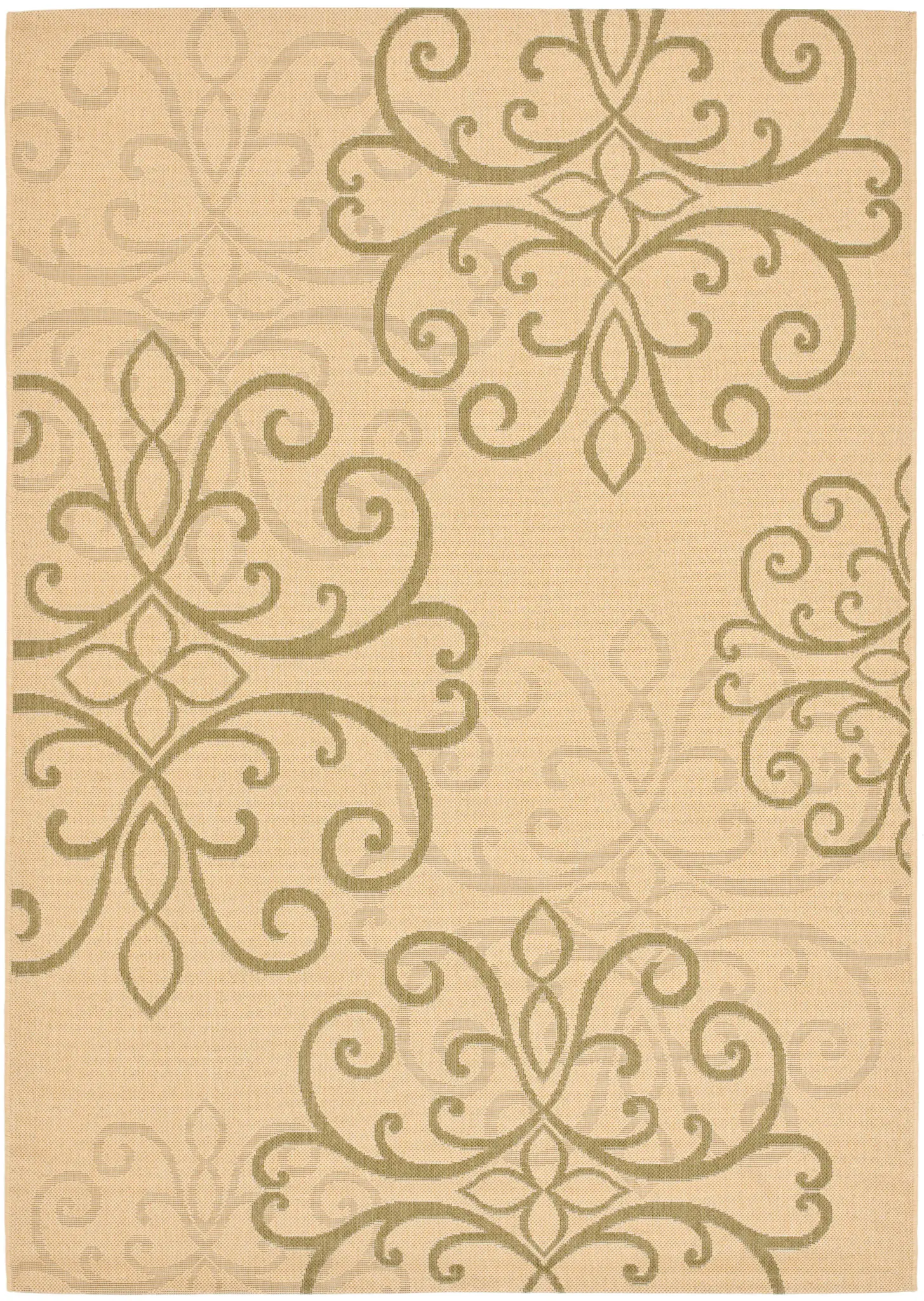 Courtyard Scroll Outdoor Rug
