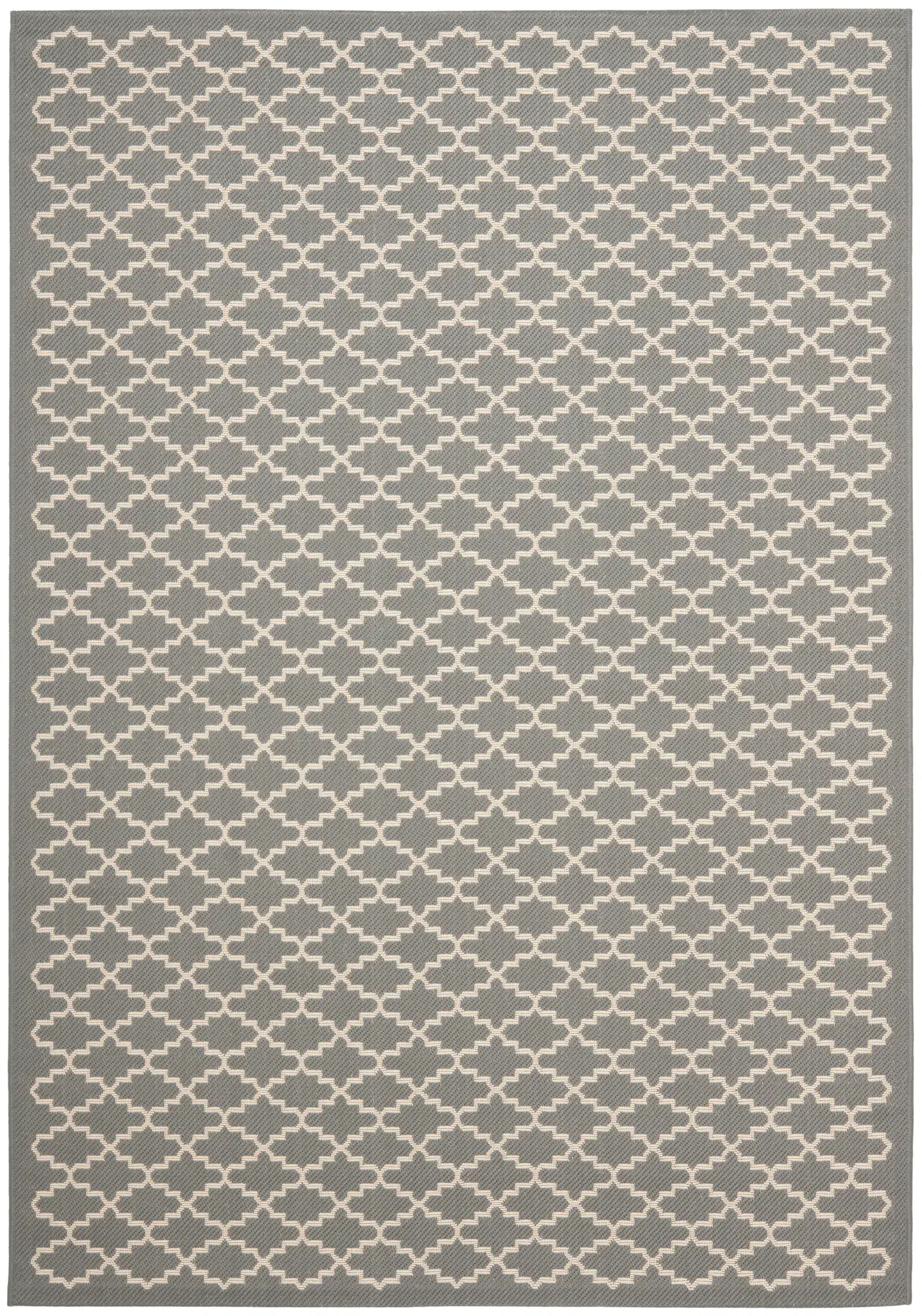 Courtyard Interlocking Trellis Outdoor Rug