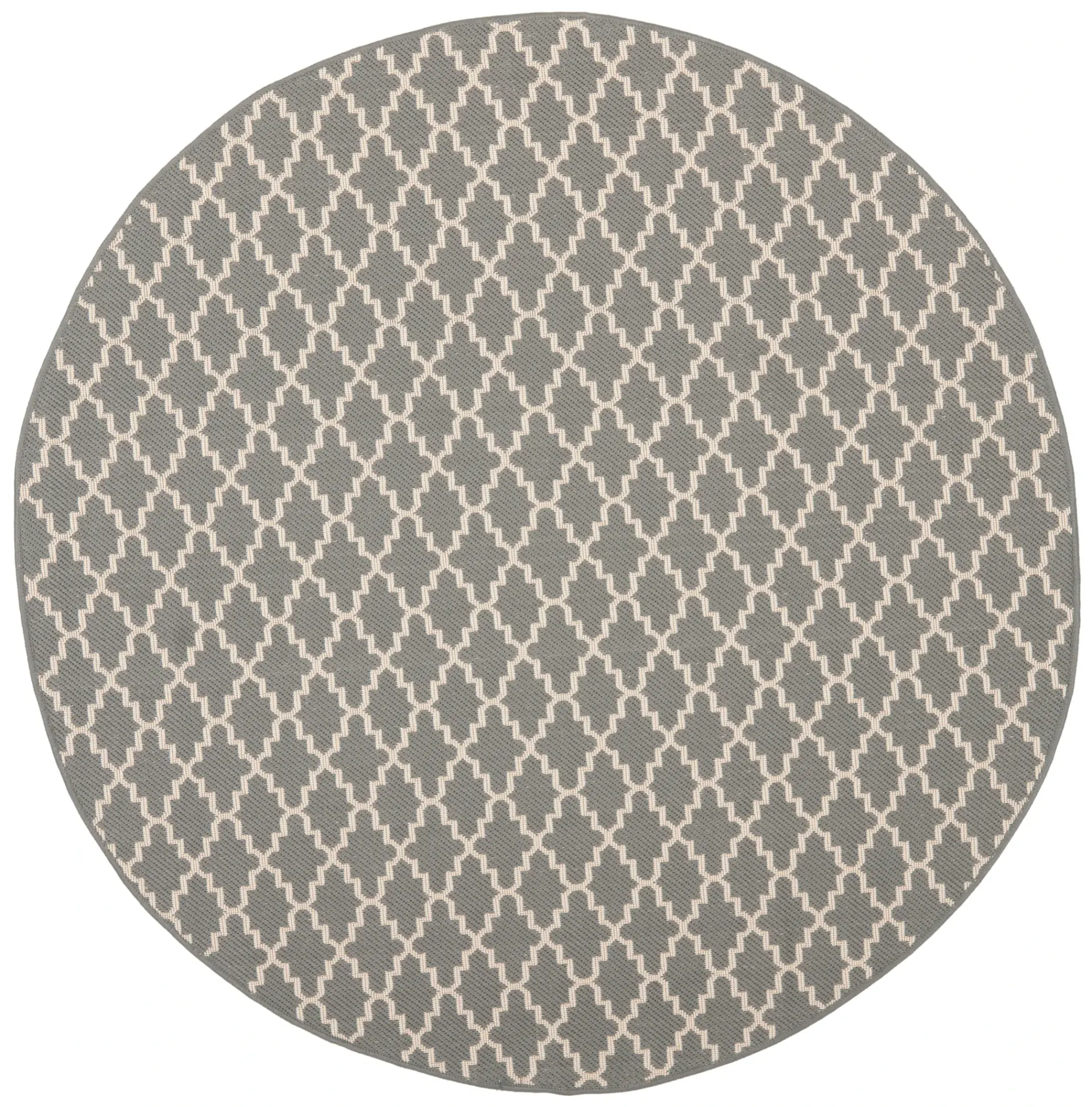 Courtyard Interlocking Trellis Outdoor Rug