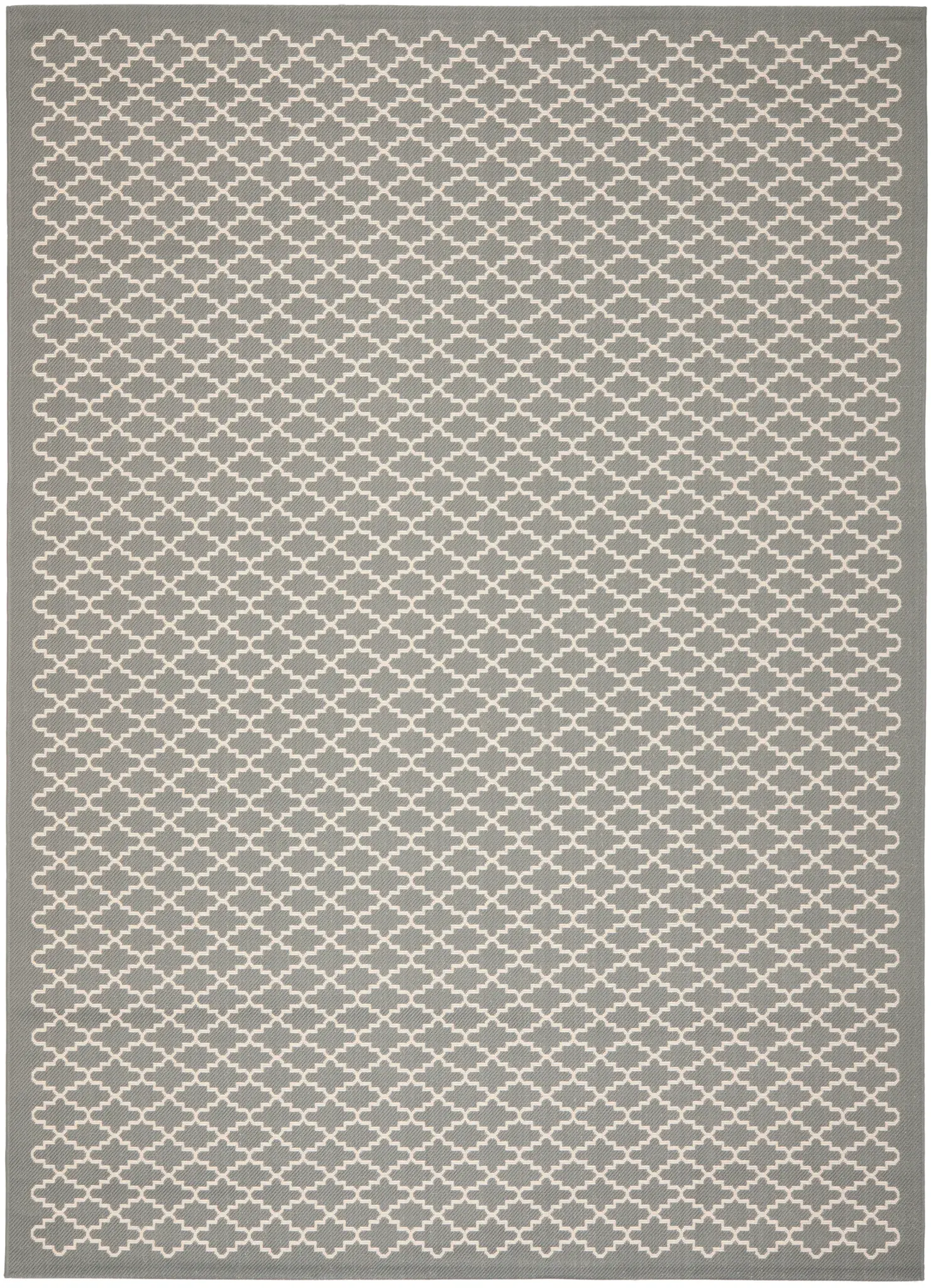 Courtyard Interlocking Trellis Outdoor Rug