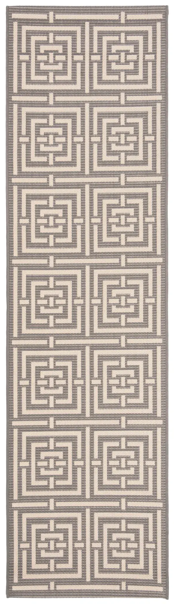 Courtyard Interlocking Square Outdoor Rug