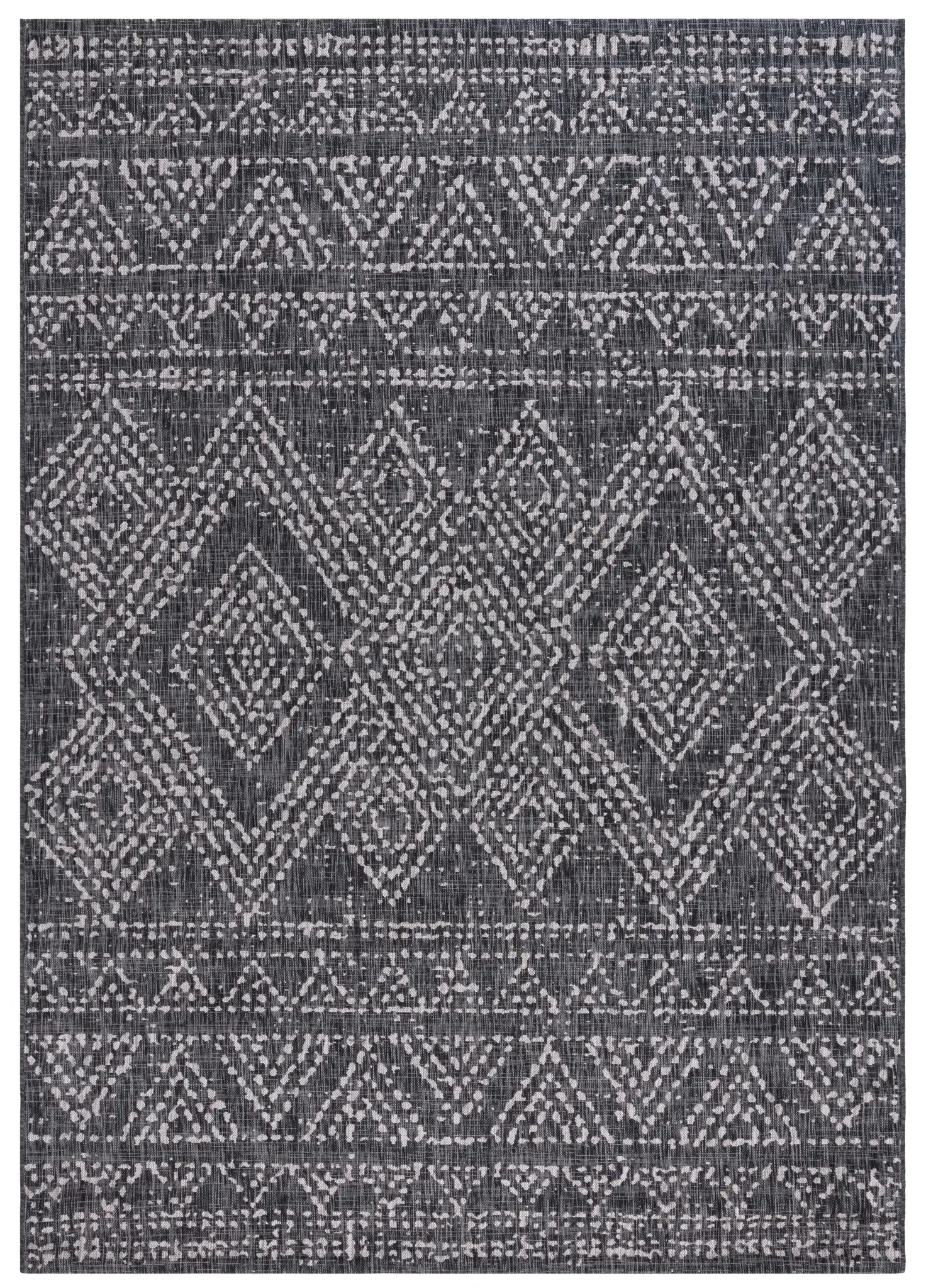 Courtyard Dotted Tribal Outdoor Rug
