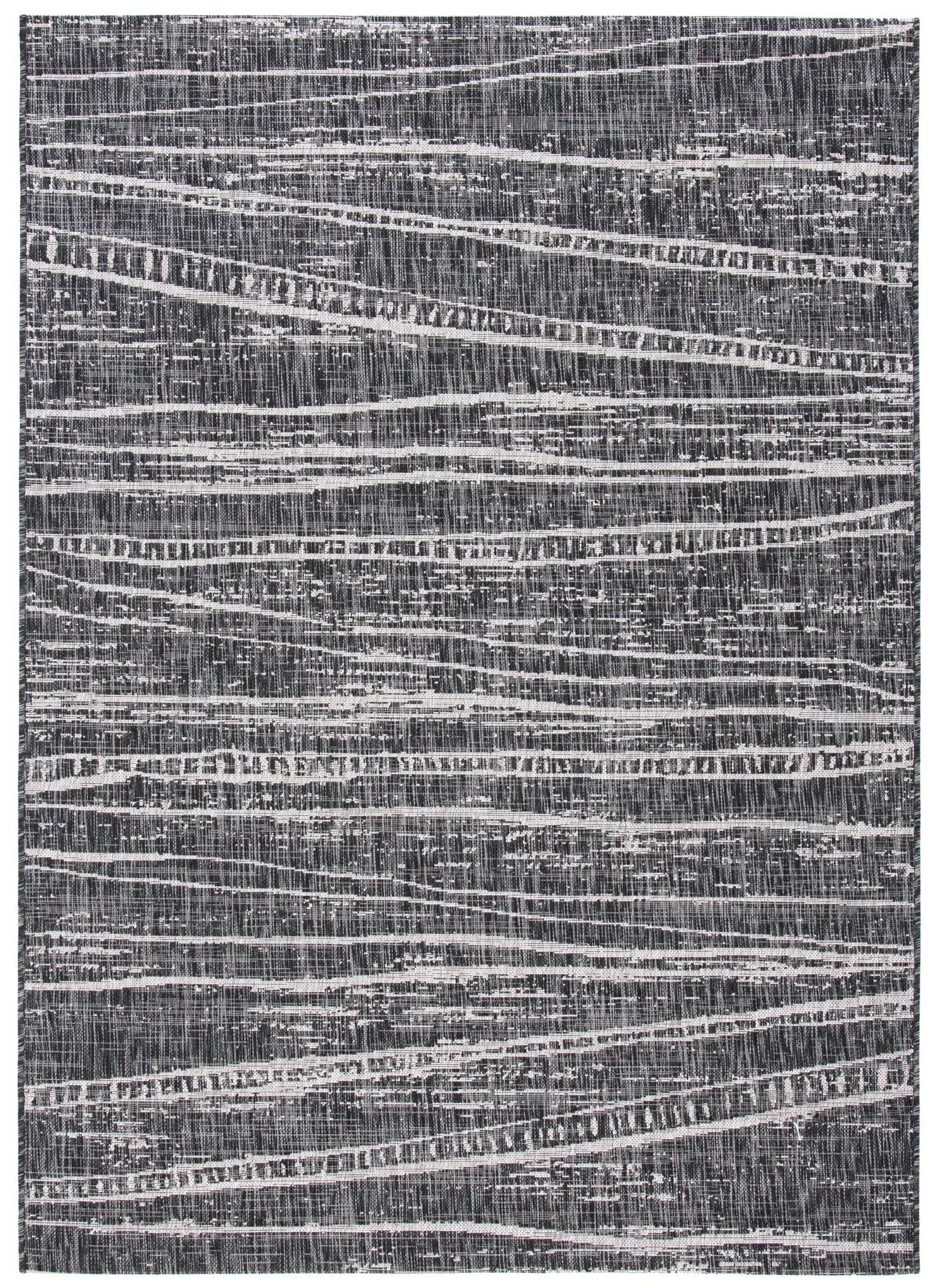 Courtyard Linear Abstract Outdoor Rug