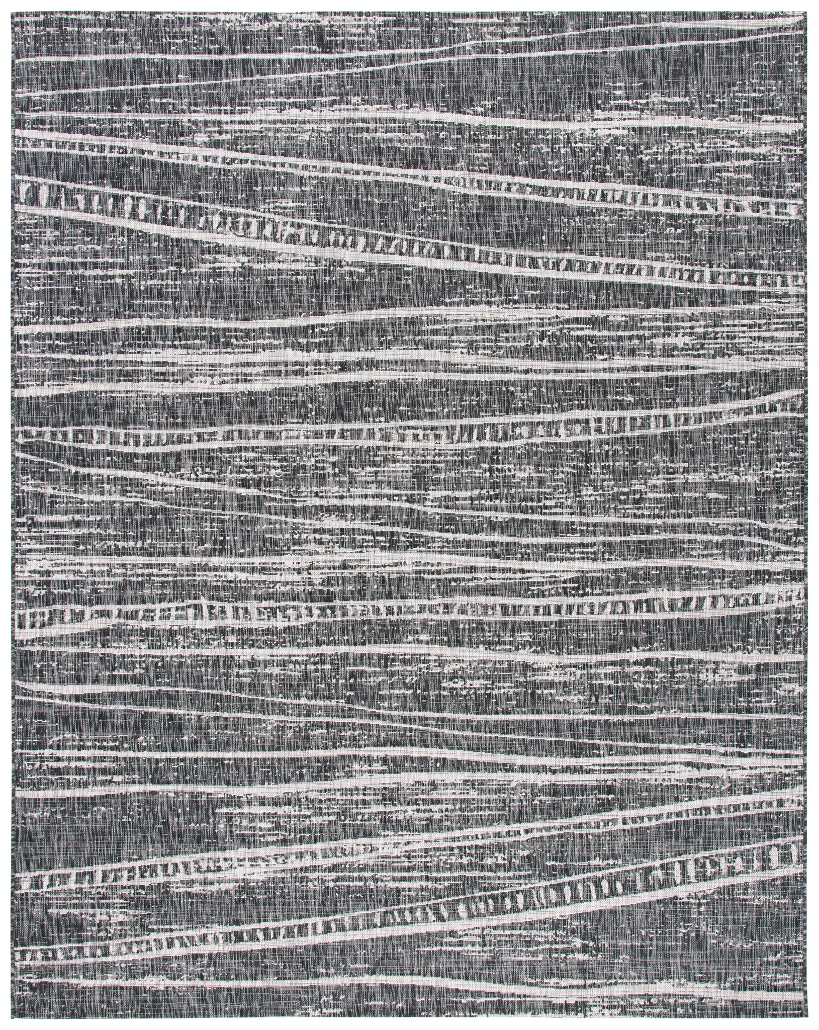 Courtyard Linear Abstract Outdoor Rug