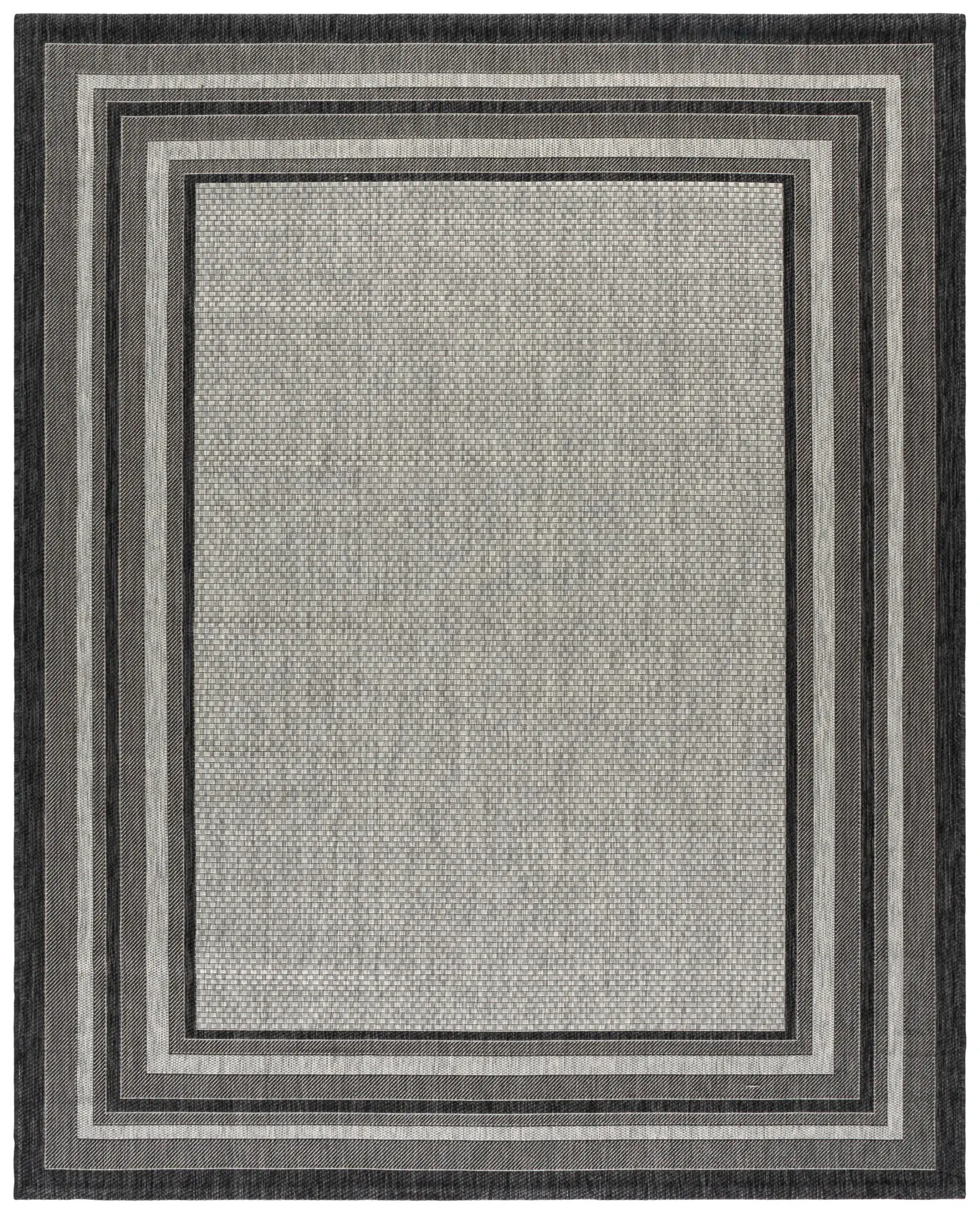 Courtyard Concentric Border Outdoor Rug