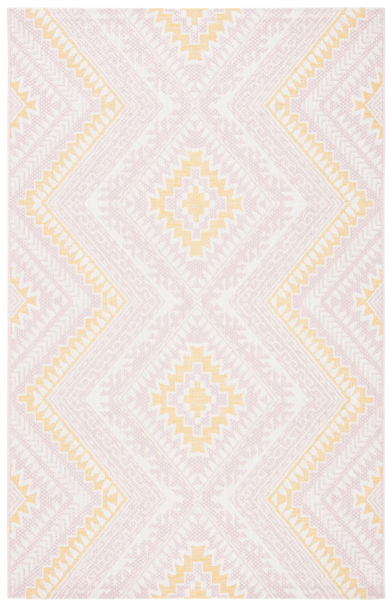 Courtyard Southwestern Diamond Outdoor Rug