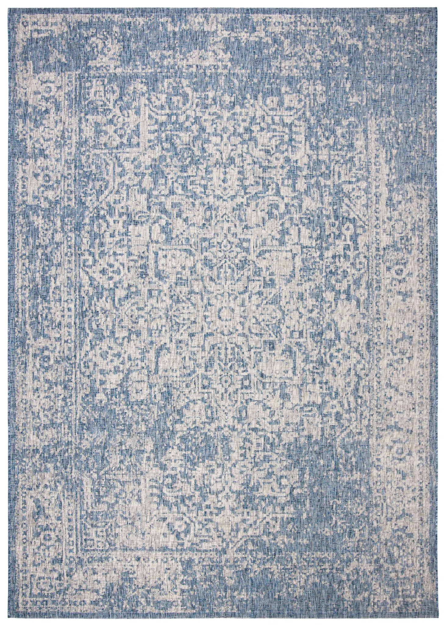 Courtyard Abstract Medallion Outdoor Rug