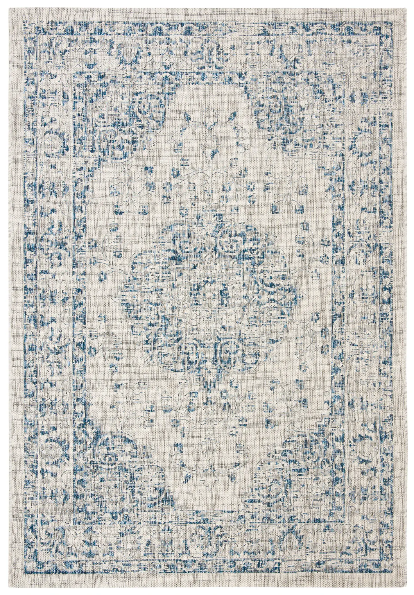 Courtyard Persian Medallion Outdoor Rug