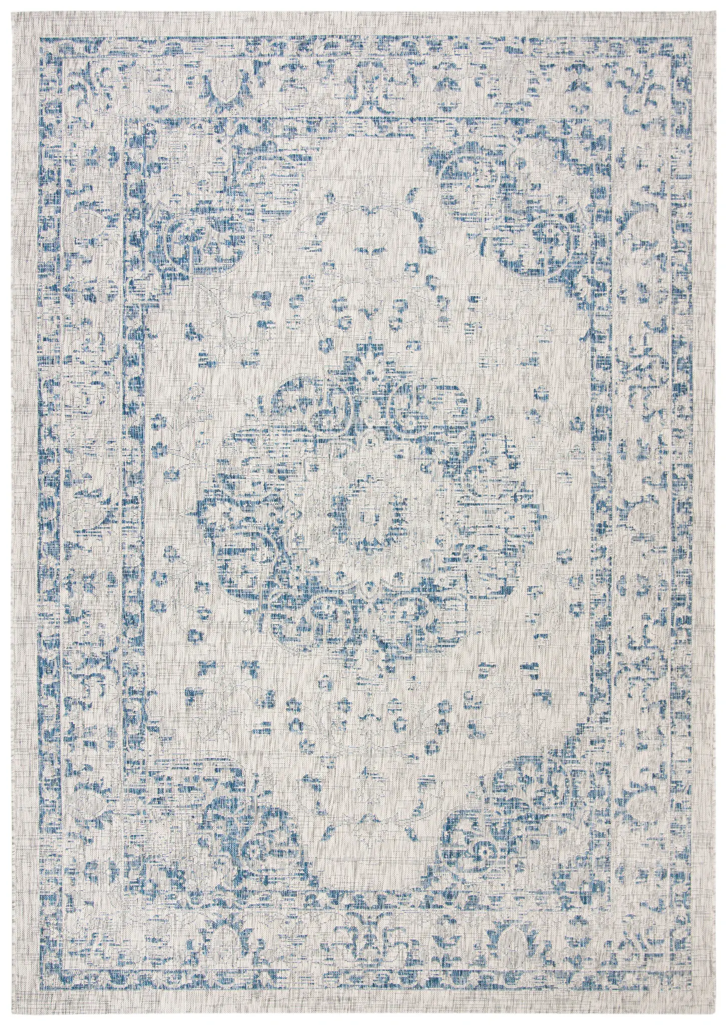 Courtyard Persian Medallion Outdoor Rug