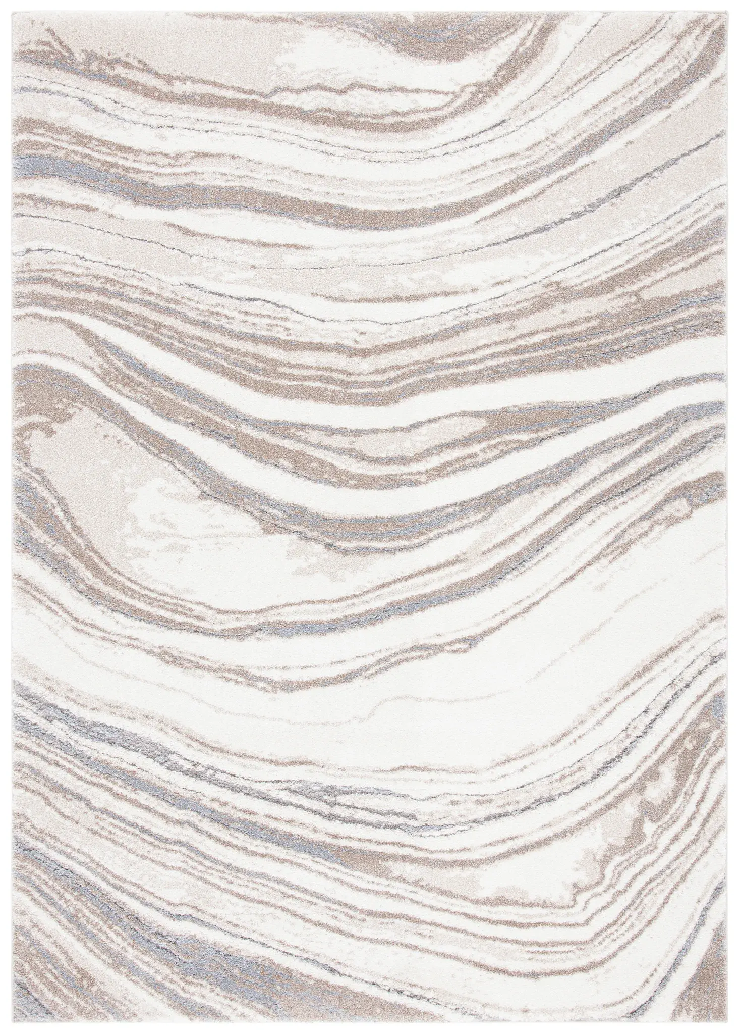 Cyrus Strata Marble Shag Rug