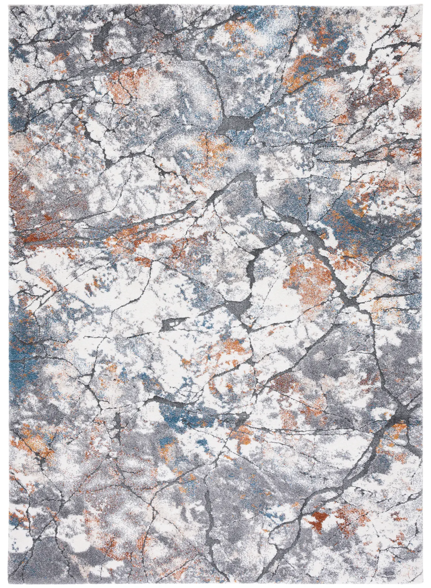 Cyrus Cracked Earth Shag Rug