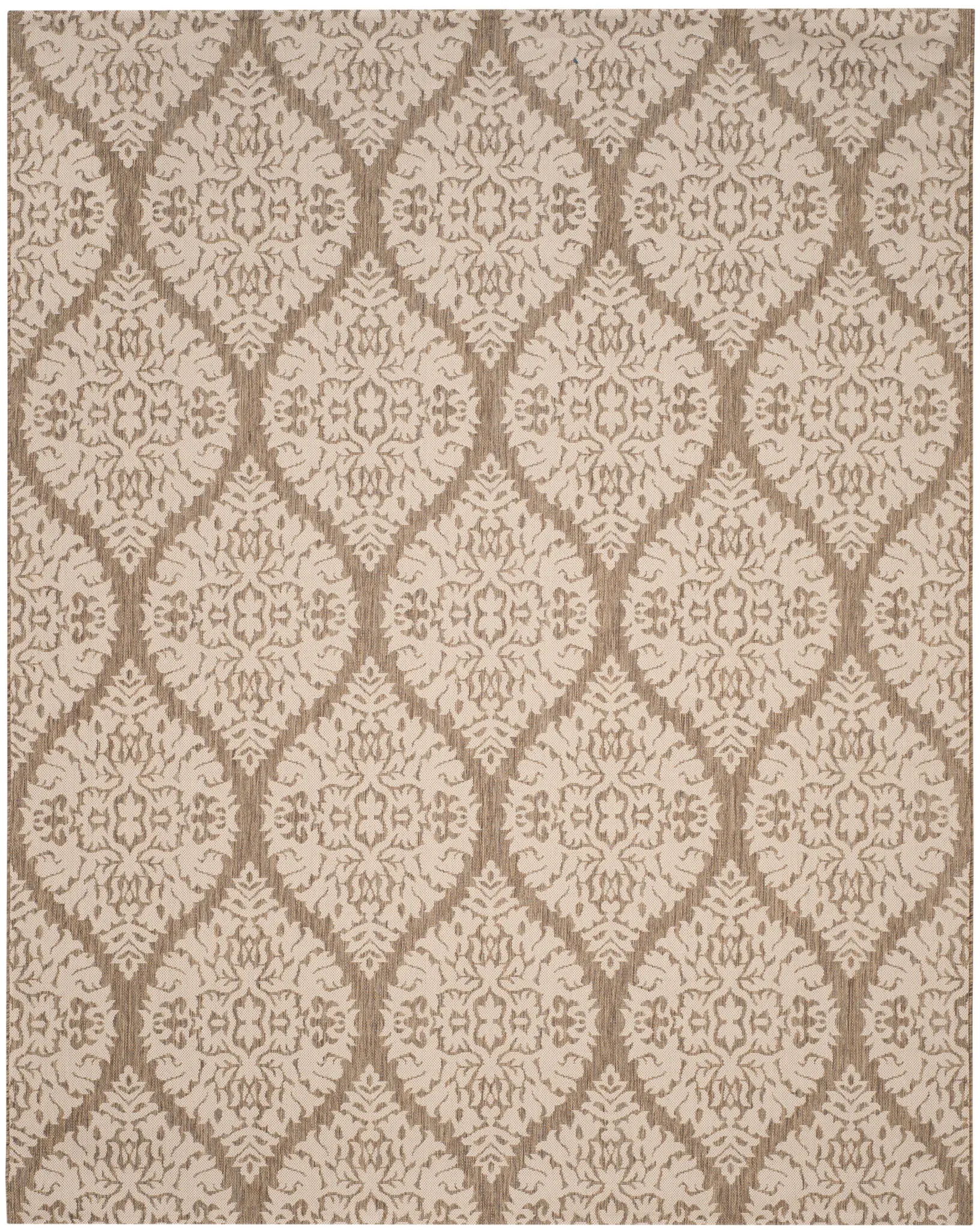 Courtyard Faded Banded Stripe Outdoor Rug