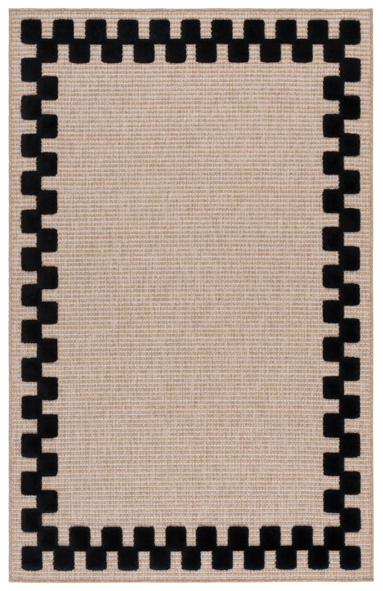 Clayton Checkered Border Outdoor Rug