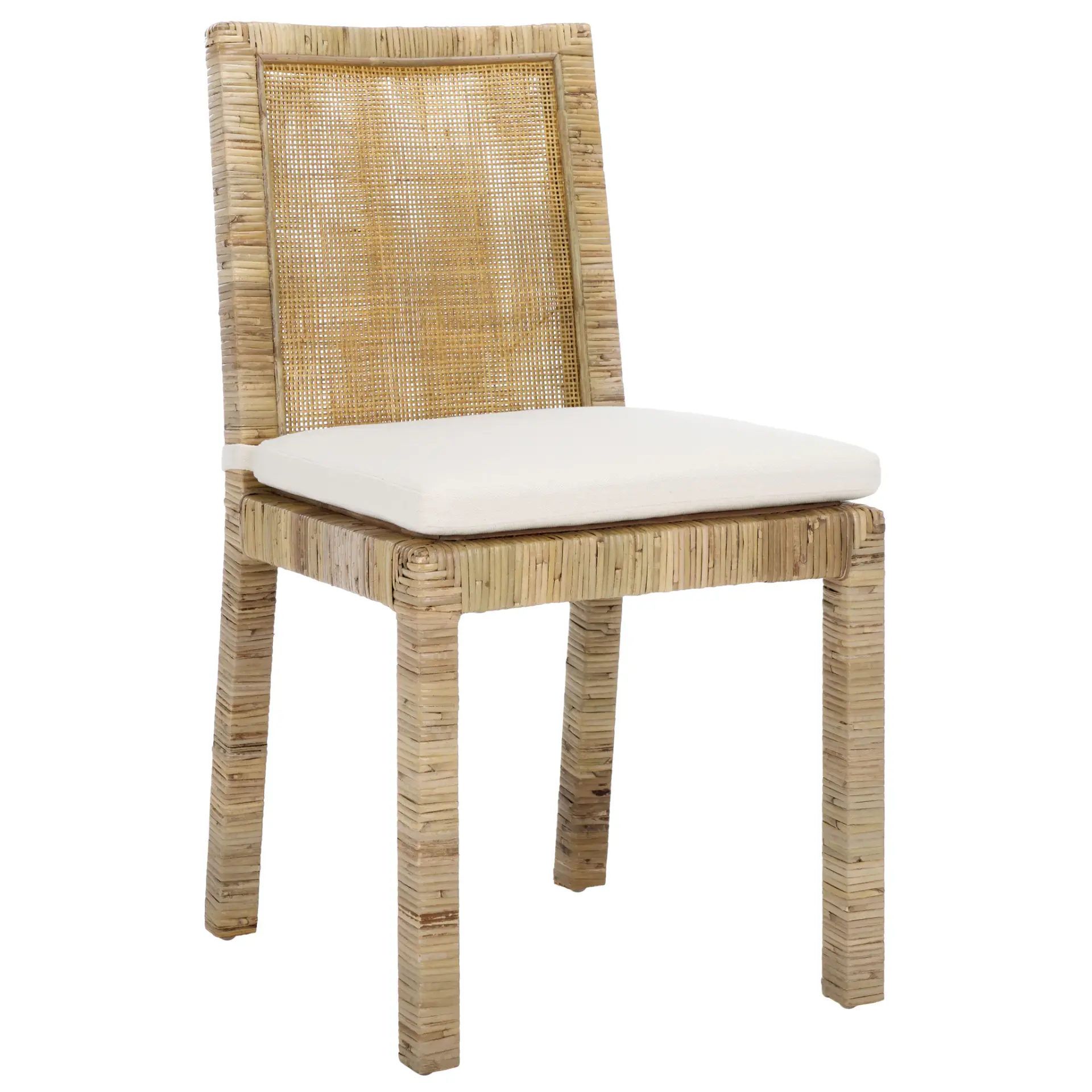 Tojo Cane Dining Chair With Cushion (Set Of 2)