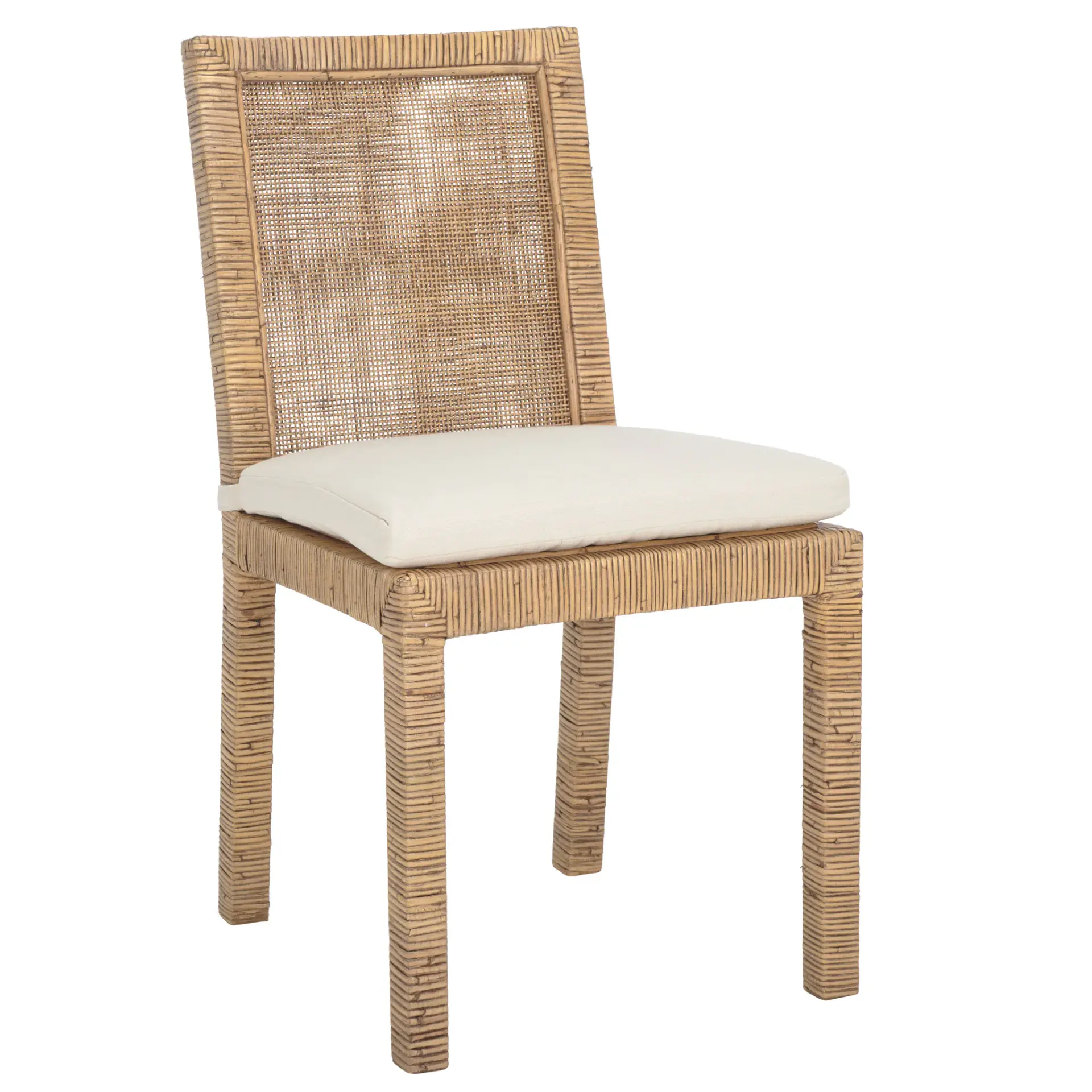 Tojo Cane Dining Chair With Cushion (Set Of 2)